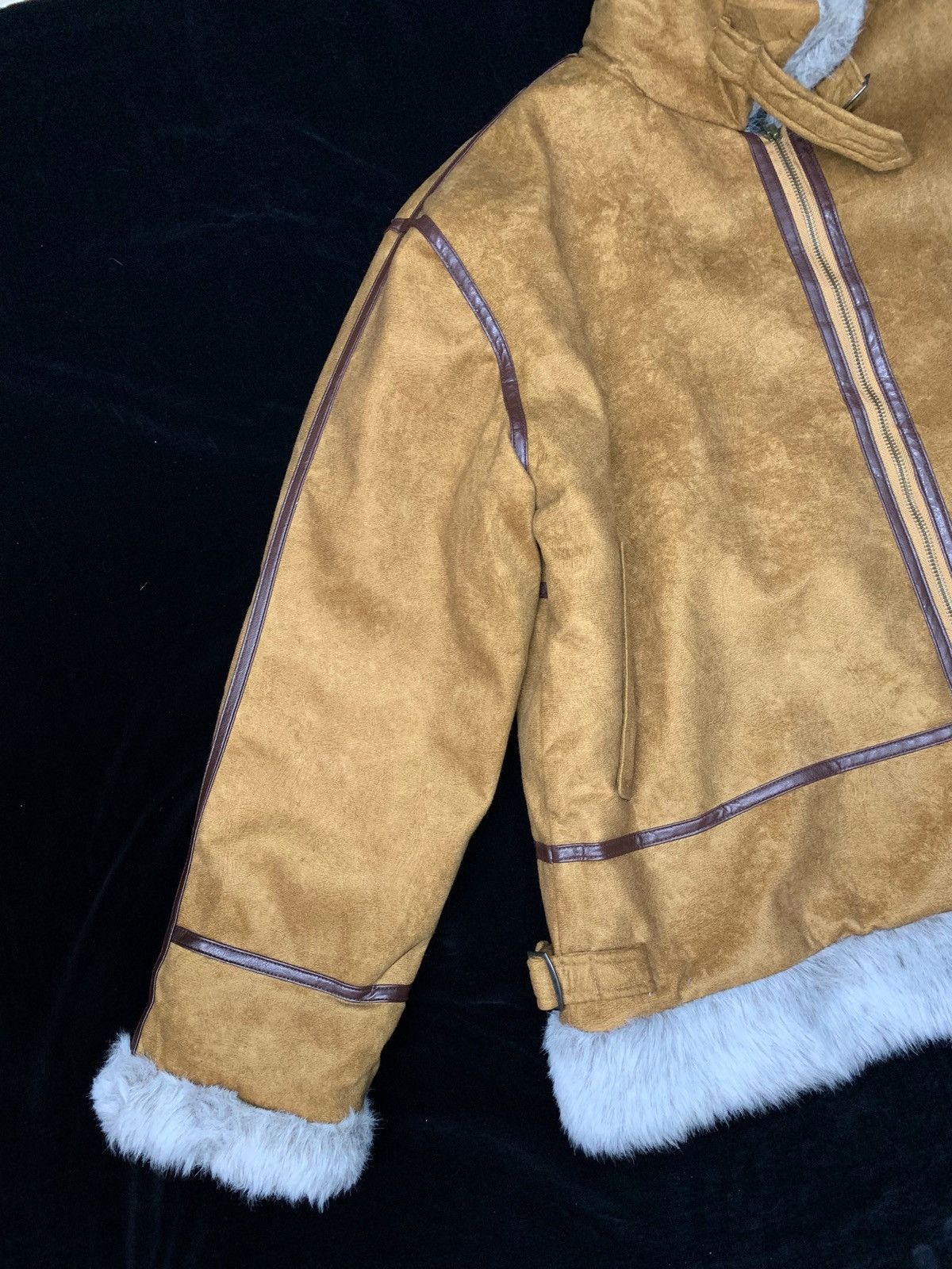 Japanese Brand RARE ‼️ Faux Fur Sherpa Lined Coat Jacket Size US M / EU 48-50 / 2 - 3 Thumbnail