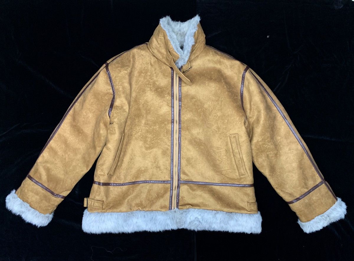 Japanese Brand RARE ‼️ Faux Fur Sherpa Lined Coat Jacket Size US M / EU 48-50 / 2 - 1 Thumbnail