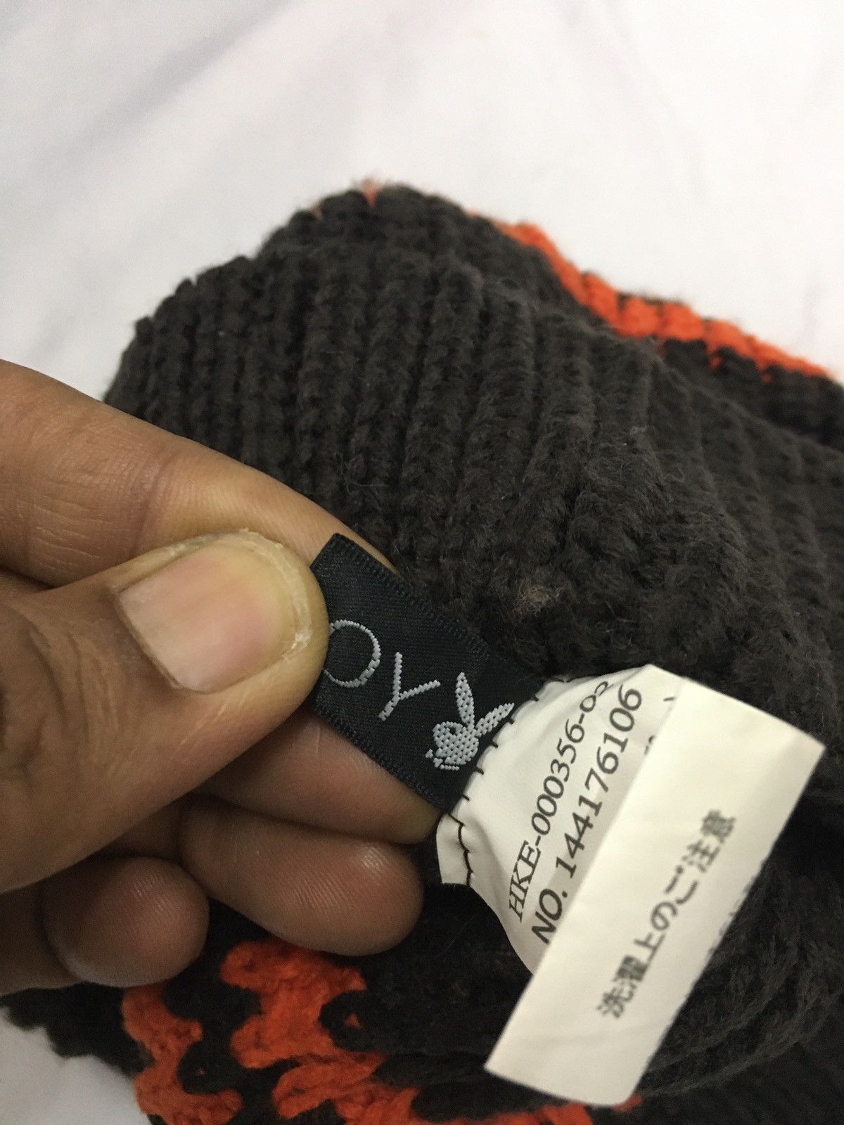 Japanese Brand × Playboy Playboy Stripe Beanie Size ONE SIZE - 4 Thumbnail