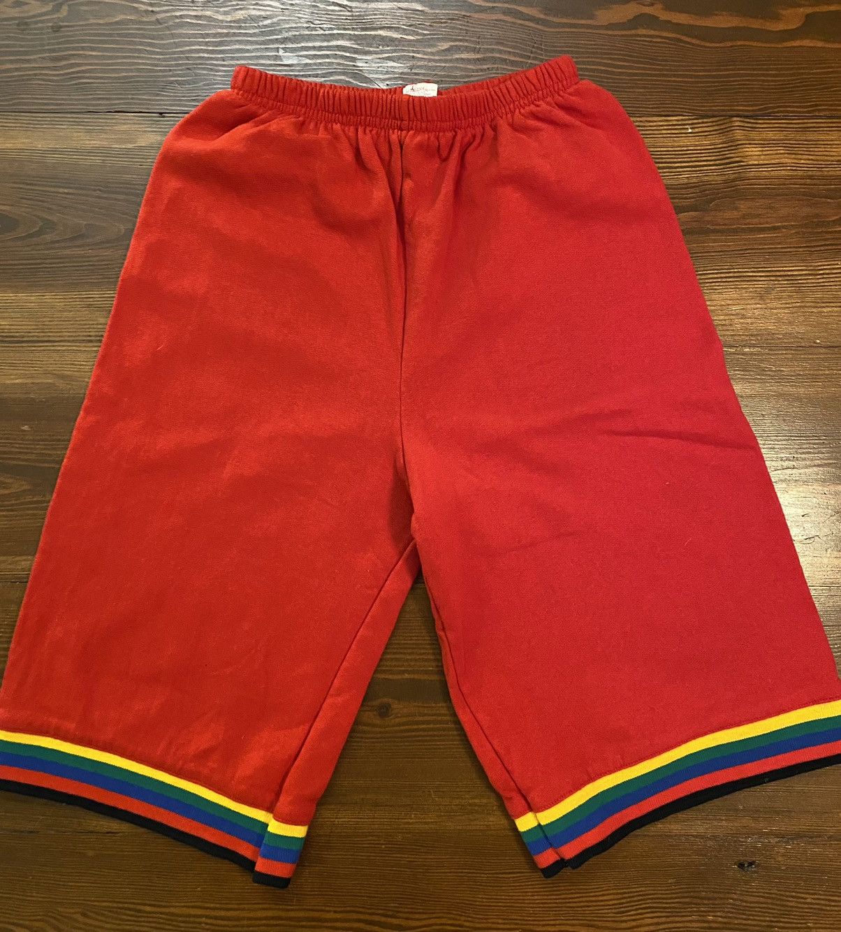 Vintage Vintage 80’s Thin Long Sweat Shorts Size US 32 / EU 48 - 1 Thumbnail
