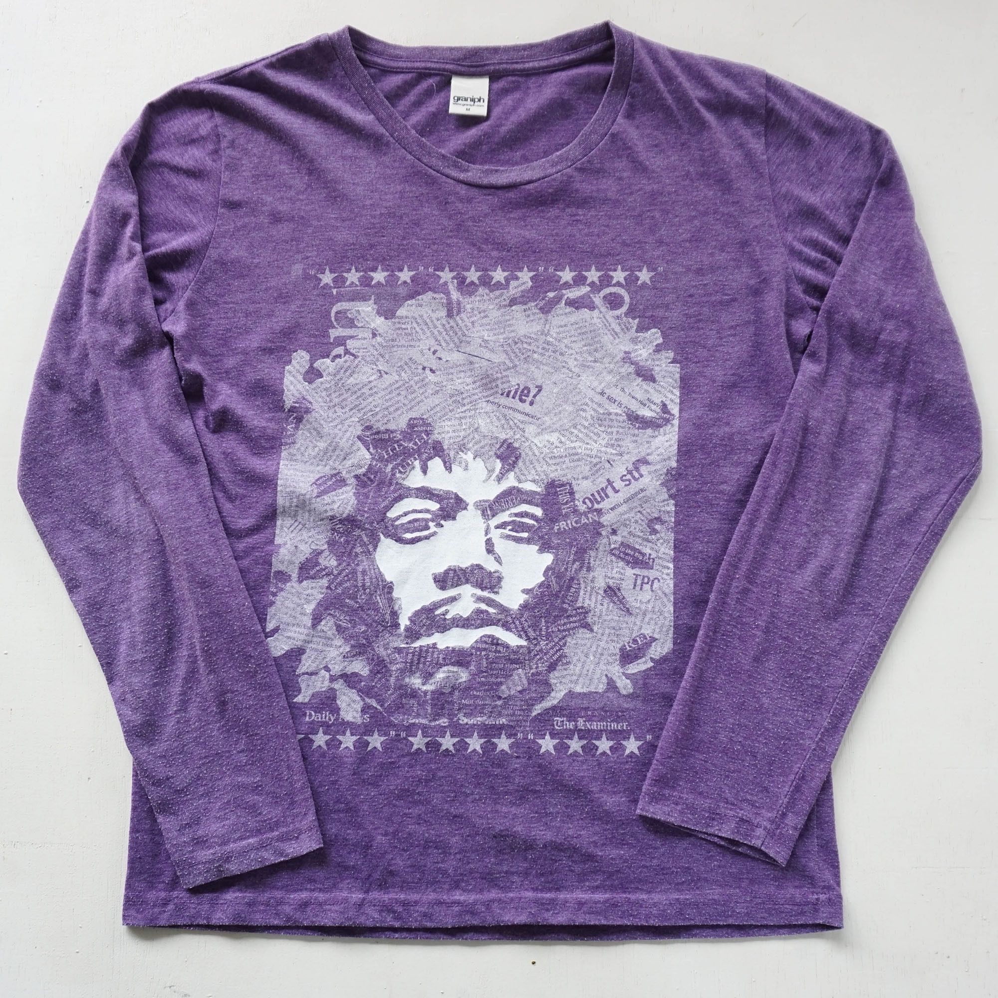 Band Tees Graniph Jimi Hendrix Long Sleeves Graphic T-Shirt Size US S / EU 44-46 / 1 - 1 Thumbnail