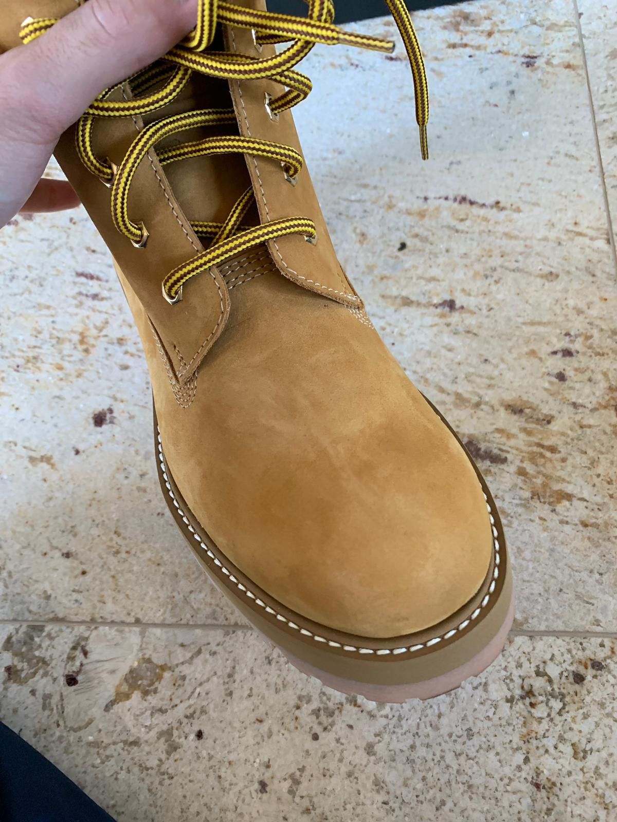 Vetements Logo Cuff Timb Boots in Brown Size US 7 / EU 40 - 7 Thumbnail