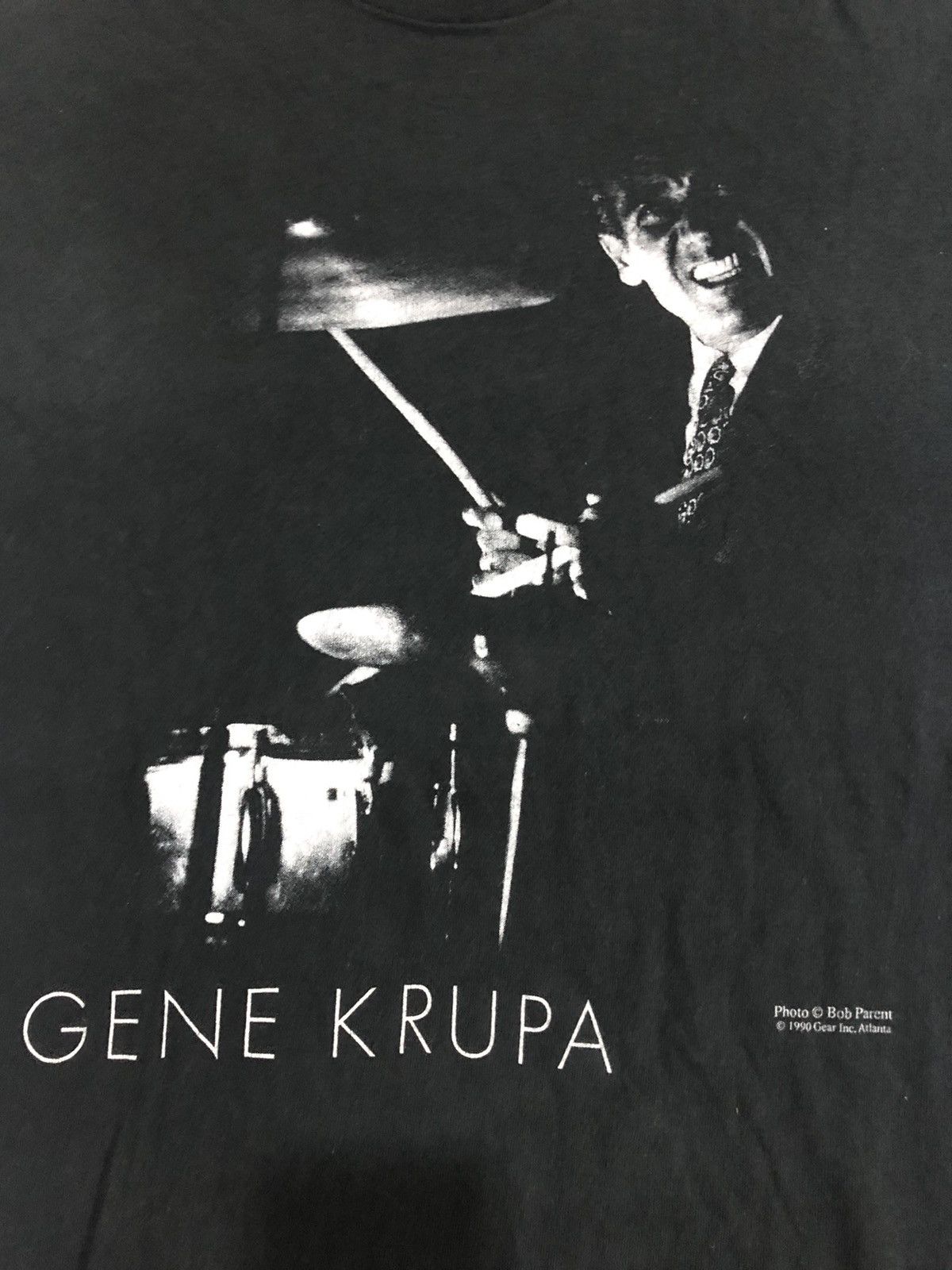 Band Tees × Vintage Vintage 90s Gene Krupa American Drummer Krupa and Rich Size US XL / EU 56 / 4 - 5 Thumbnail