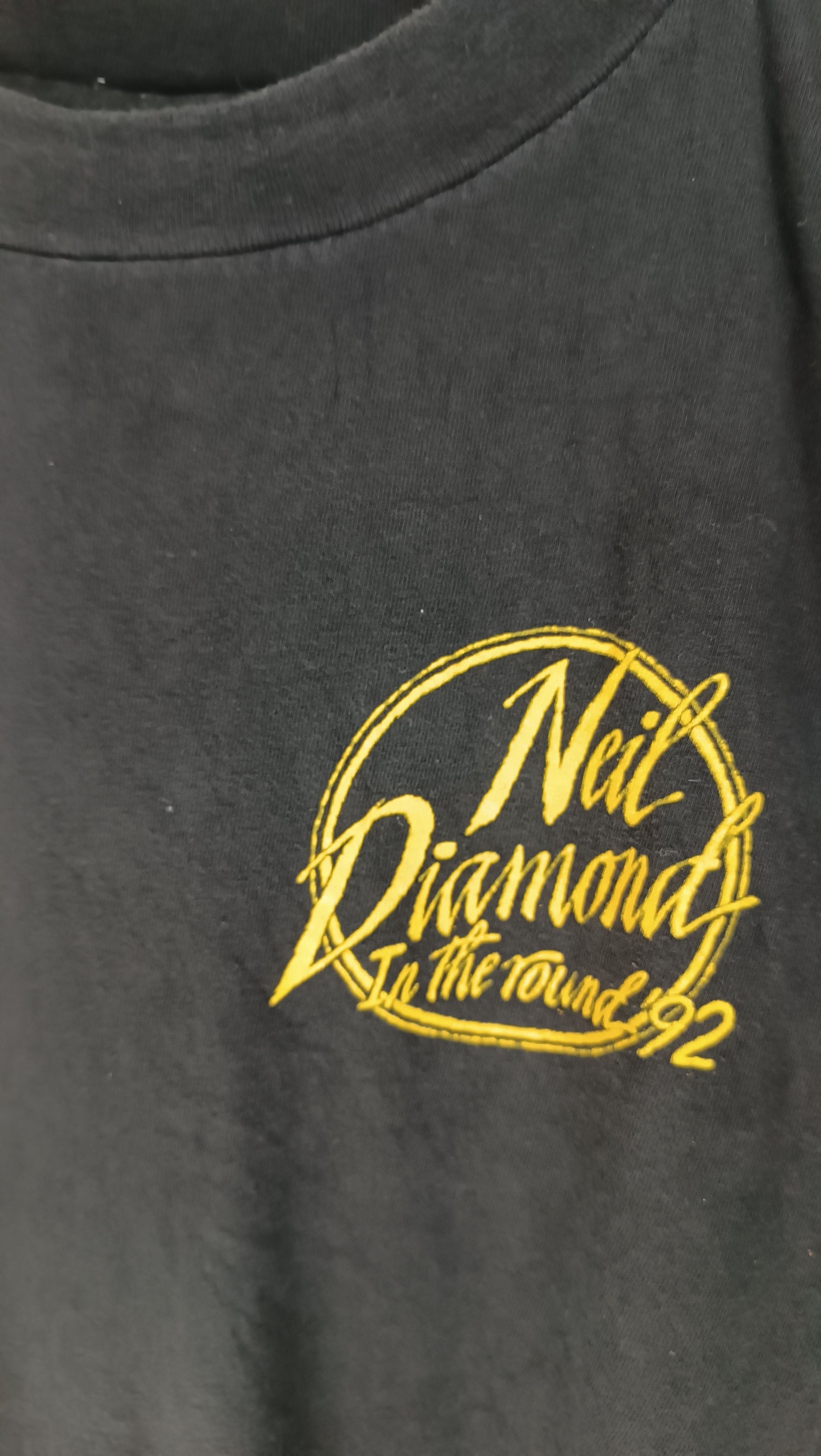 Band Tees VINTAGE '92 NEIL DIAMOND (bob dylan elton cash) Size US M / EU 48-50 / 2 - 4 Thumbnail