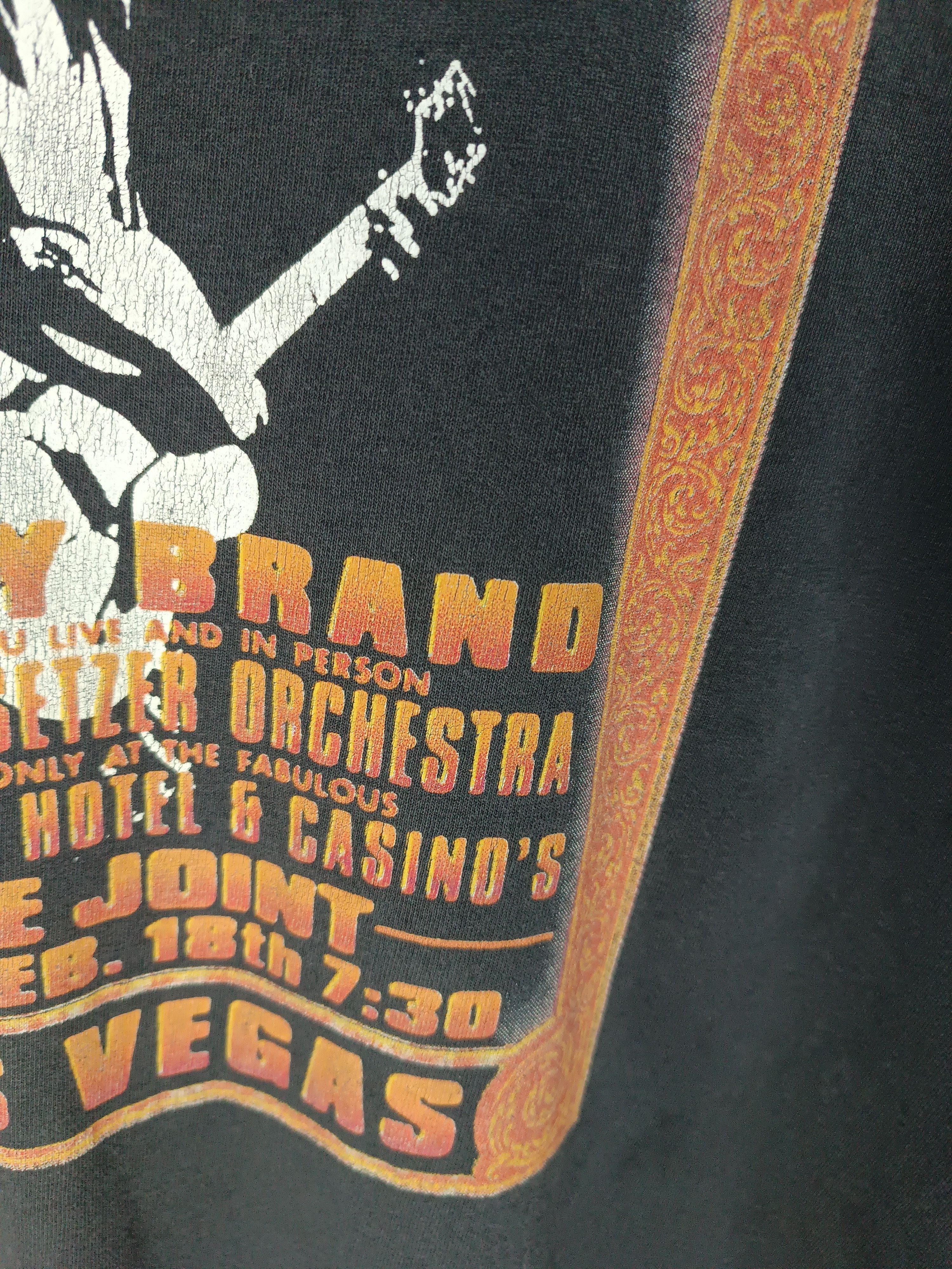Band Tees THRASHED FADED VINTAGE BRIAN SETZER ORCHESTRA GRUNGE PUNK Size US XL / EU 56 / 4 - 13 Thumbnail