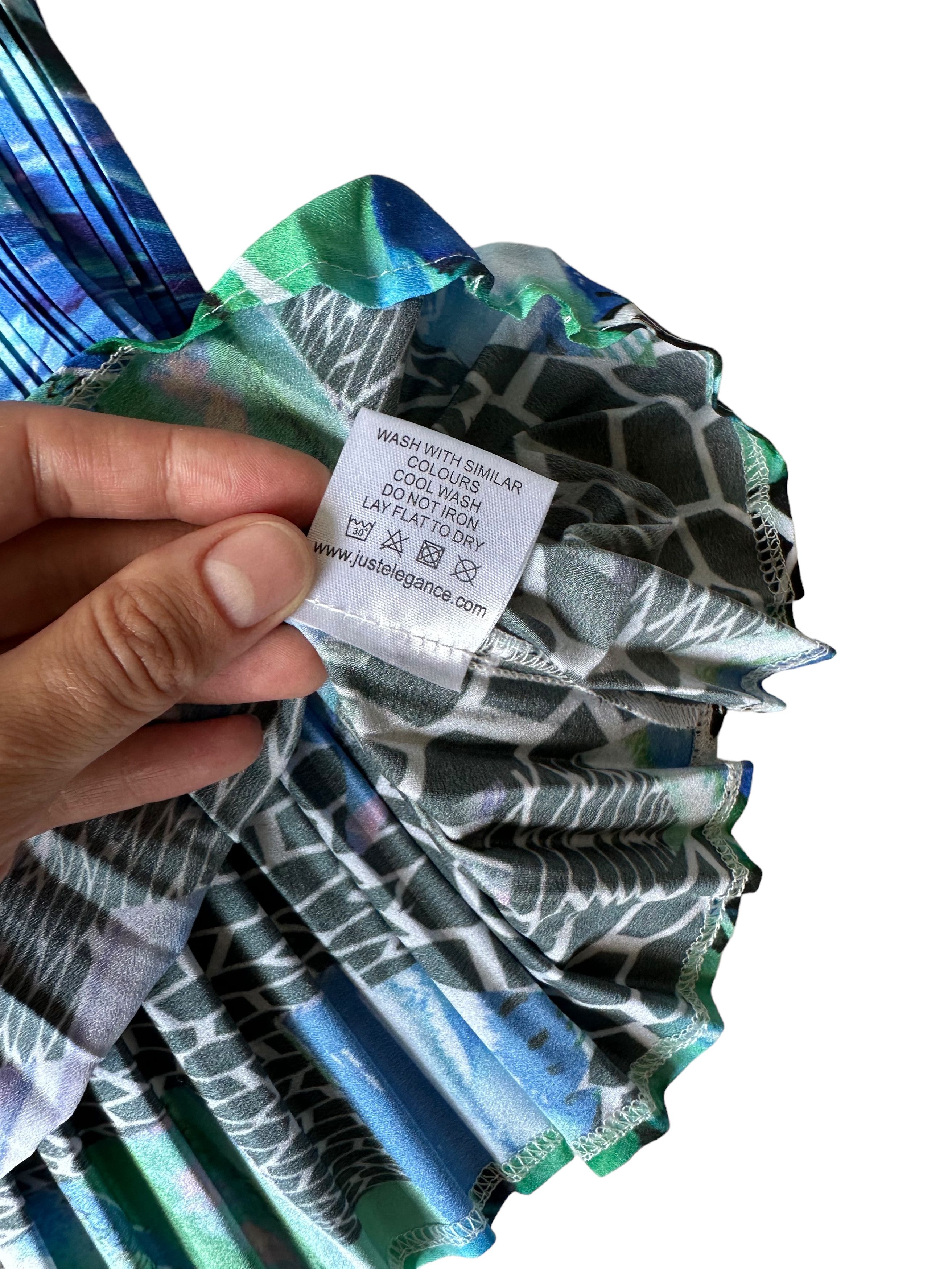 Beauty Beast Vintage Pleated Abstract Print Short Sleeve Shirt Issey Alt Size S / US 4 / IT 40 - 5 Thumbnail