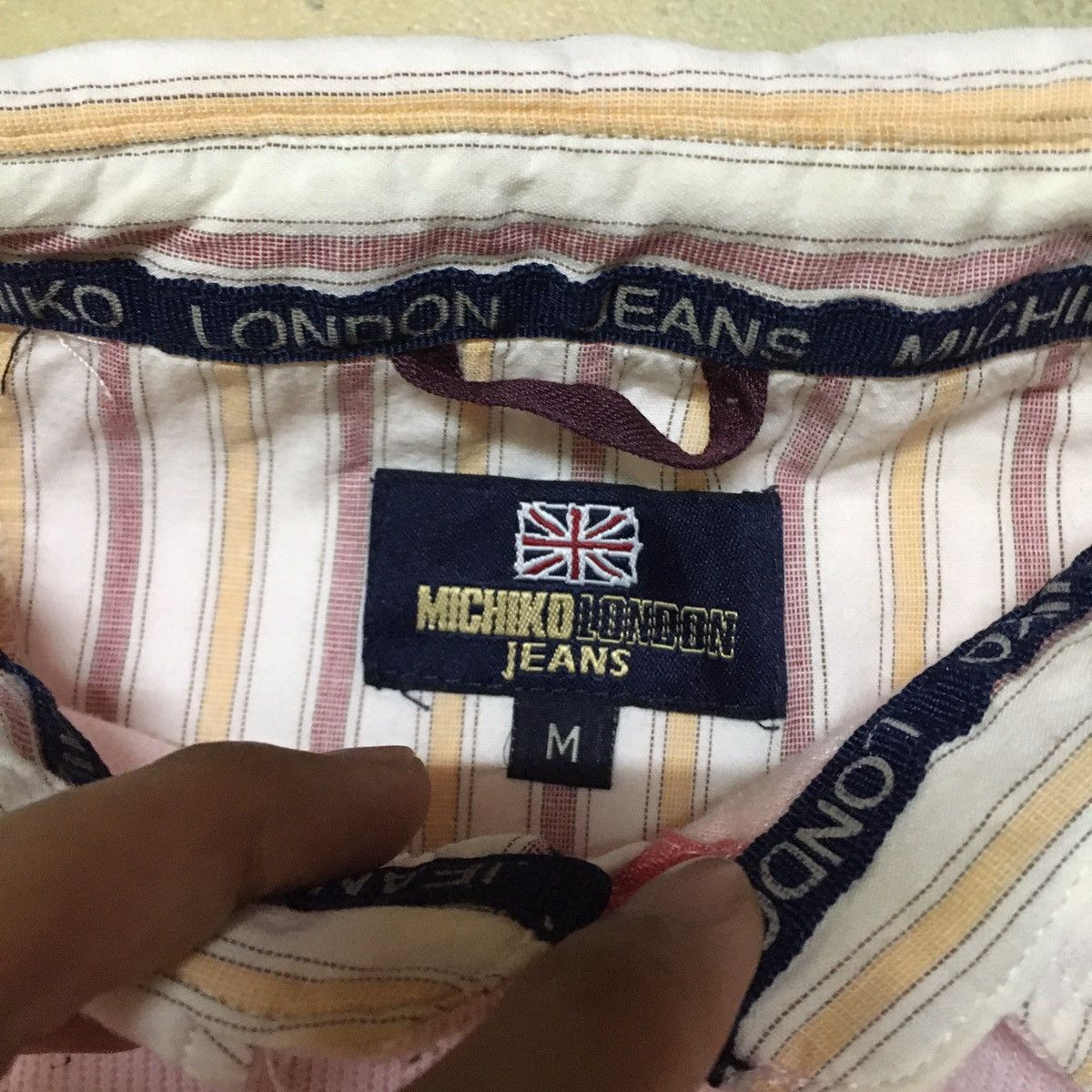 Michiko Koshino London Japanese Brand Michiko London Jeans Sweatshirt Collar Size US M / EU 48-50 / 2 - 3 Thumbnail