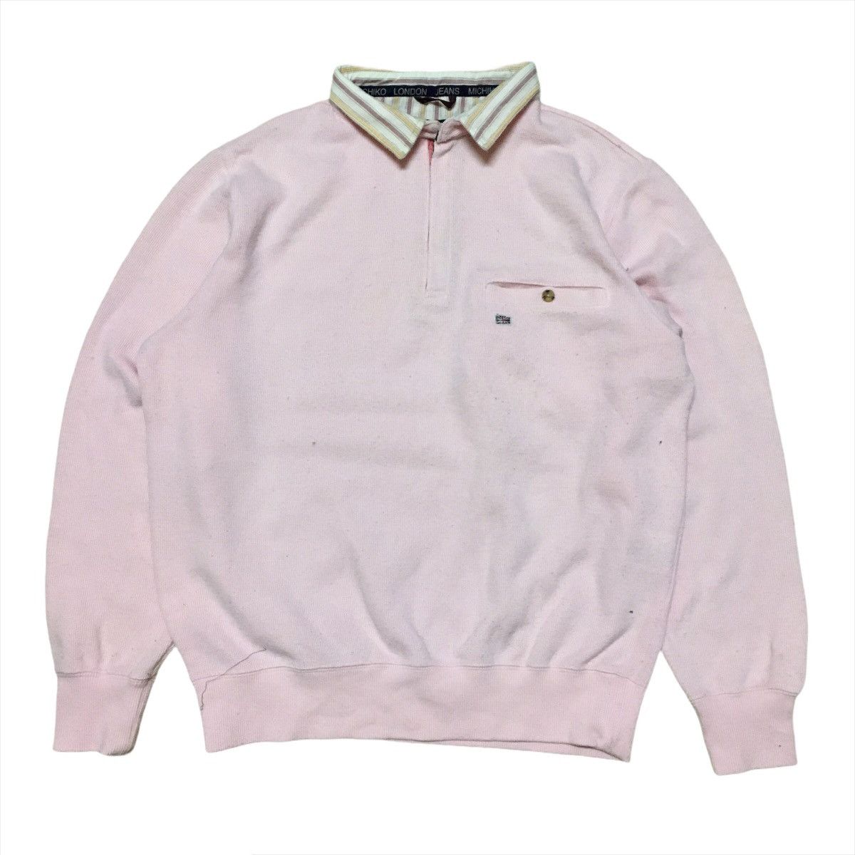 Michiko Koshino London Japanese Brand Michiko London Jeans Sweatshirt Collar Size US M / EU 48-50 / 2 - 1 Thumbnail