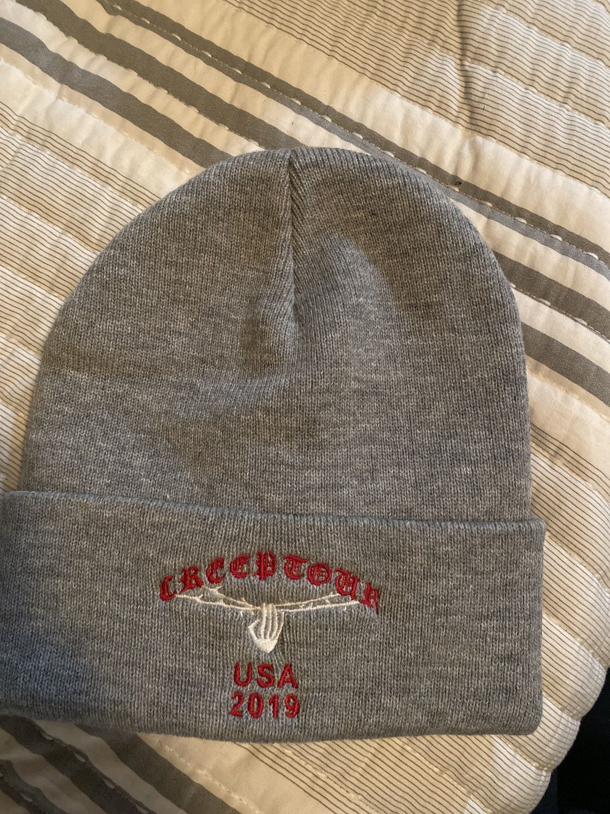 image of Bones x Team Sesh Shwb Creep Tour Beanie in Grey, Men's
