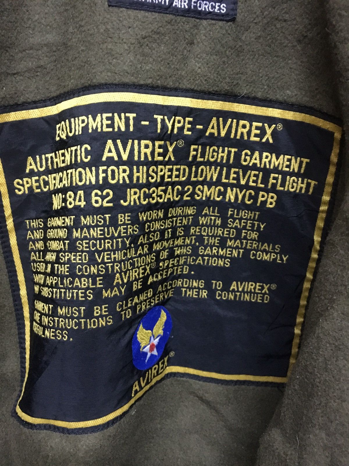 Avirex × Vintage Vintage Avirex B 15 Sherpa flight jacket Size US XXL / EU 58 / 5 - 11 Thumbnail