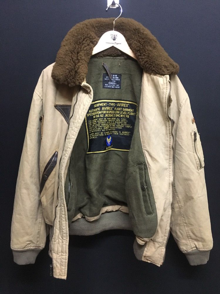 Avirex × Vintage Vintage Avirex B 15 Sherpa flight jacket Size US XXL / EU 58 / 5 - 2 Thumbnail