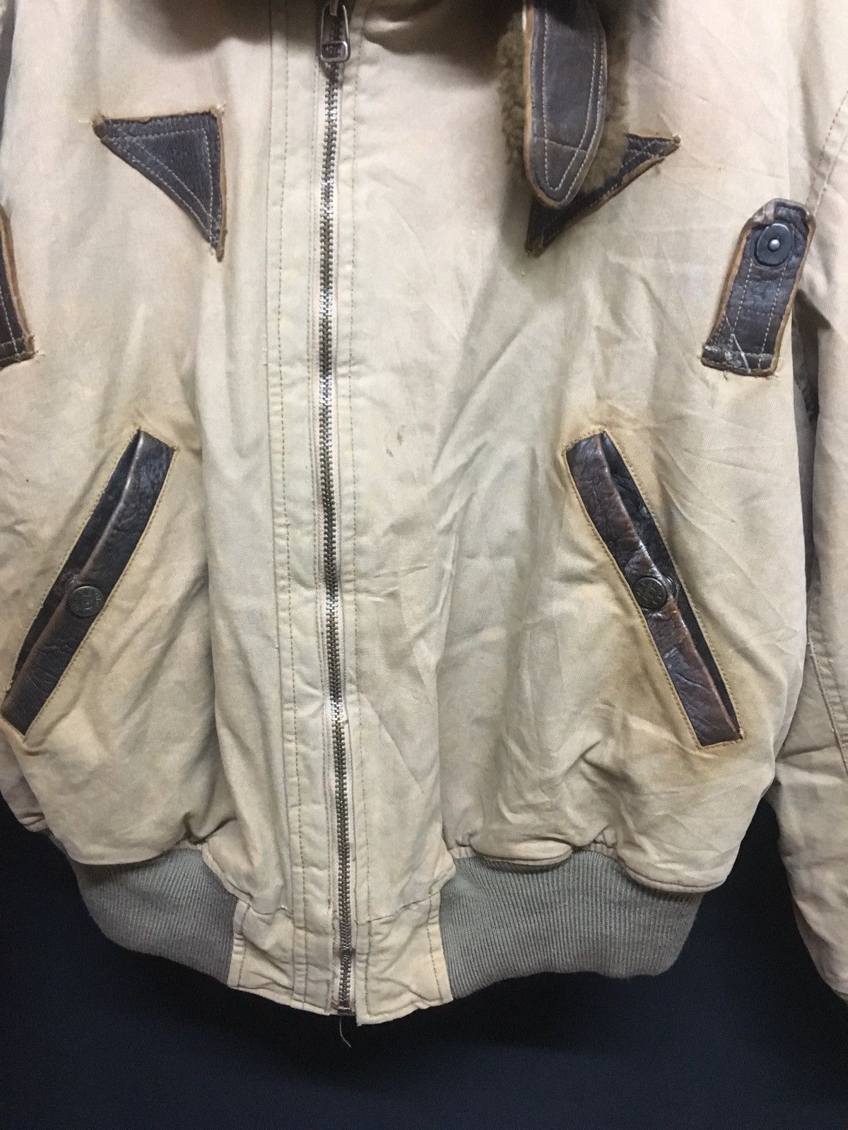 Avirex × Vintage Vintage Avirex B 15 Sherpa flight jacket Size US XXL / EU 58 / 5 - 6 Thumbnail