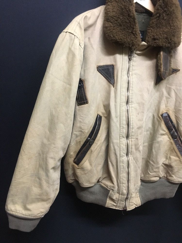 Avirex × Vintage Vintage Avirex B 15 Sherpa flight jacket Size US XXL / EU 58 / 5 - 5 Thumbnail