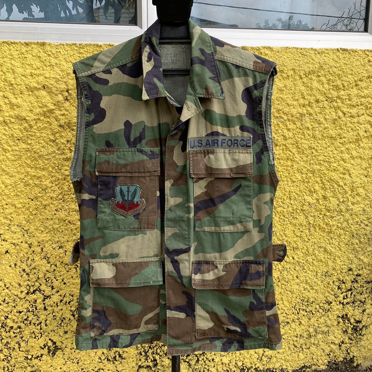 Vintage Tank top’s sleeveless U.S.Air Force air combat command Size US S / EU 44-46 / 1 - 1 Thumbnail