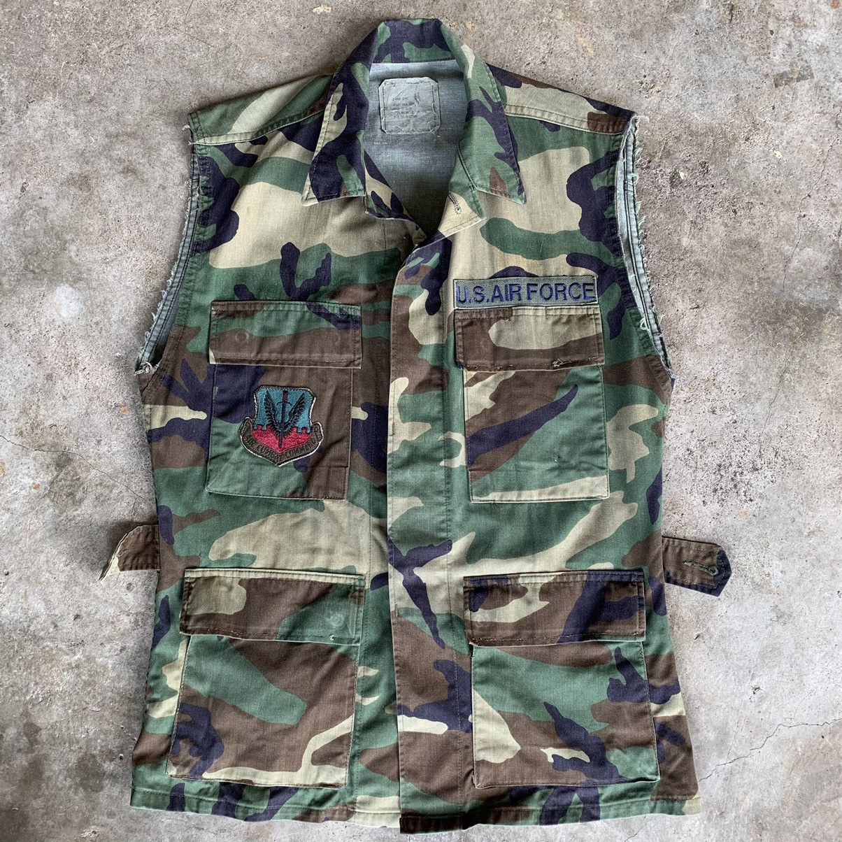 Vintage Tank top’s sleeveless U.S.Air Force air combat command Size US S / EU 44-46 / 1 - 6 Thumbnail