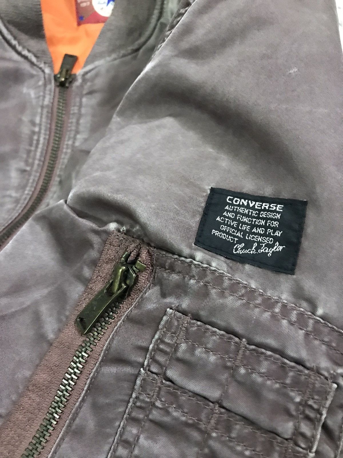 Converse Vintage Converse Chuck Taylor Ma 1 Bomber Jacket Size US S / EU 44-46 / 1 - 10 Thumbnail