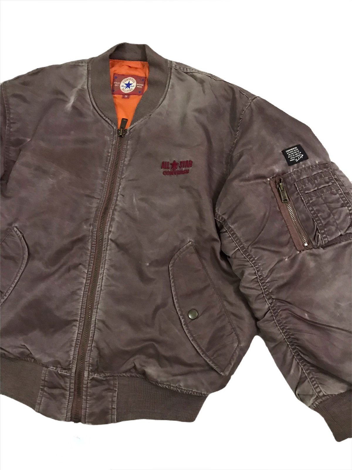 Converse Vintage Converse Chuck Taylor Ma 1 Bomber Jacket Size US S / EU 44-46 / 1 - 1 Thumbnail