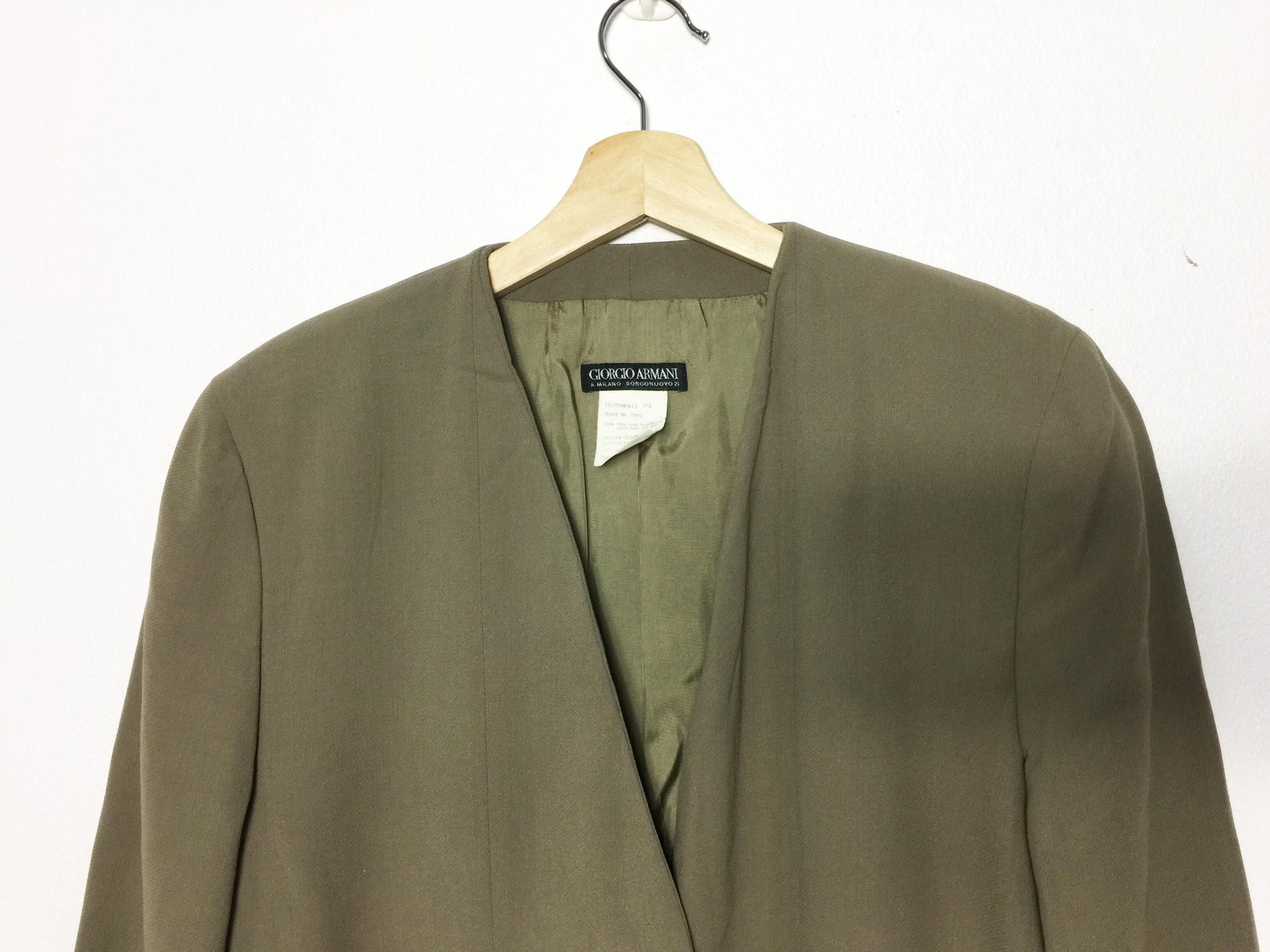 Giorgio Armani Vintage Giorgio Armani Blazer Coat / Made in Italy / Casual Size US S / EU 44-46 / 1 - 2 Thumbnail