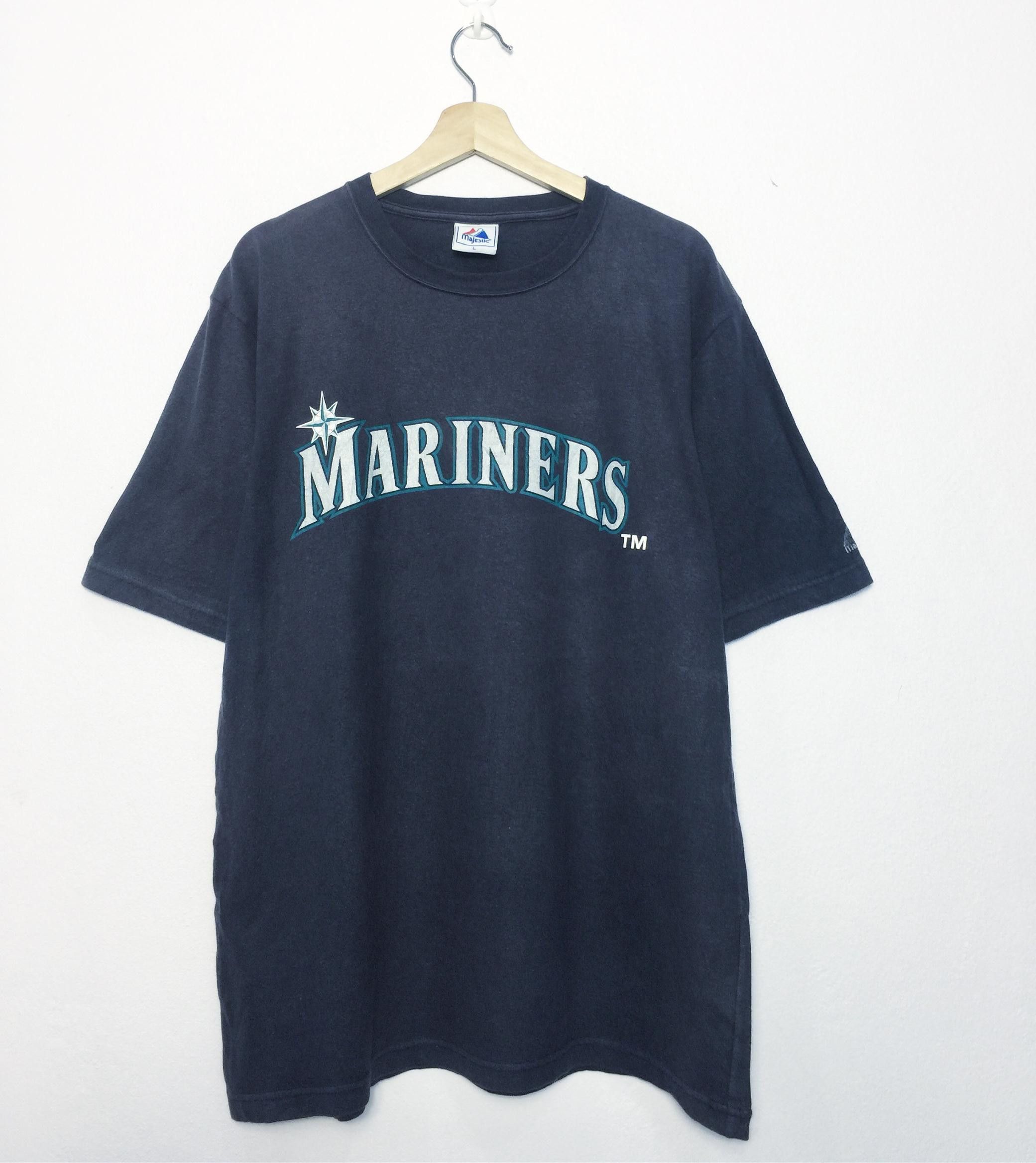 image of Mlb Seattle Mariners Ichiro Tees in Dark Blue, Men's (Size Large)
