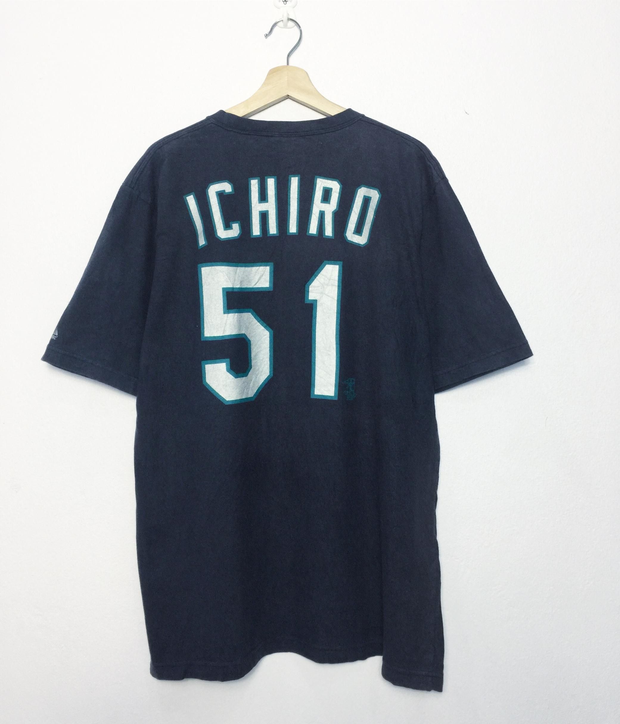 MLB Rare Vintage MLB Seattle Mariners Ichiro Tees Size US L / EU 52-54 / 3 - 7 Thumbnail
