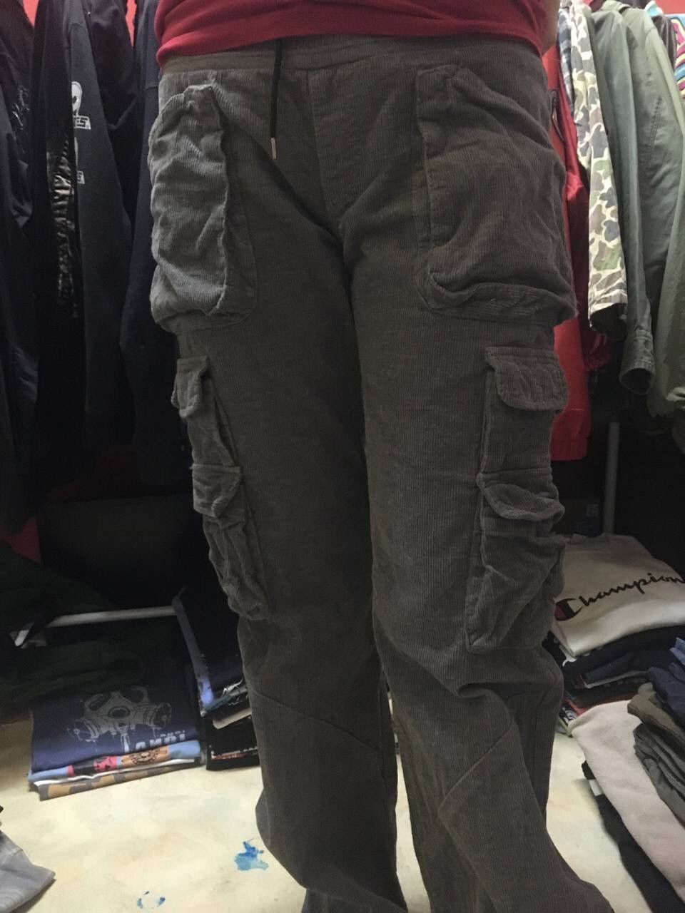 Japanese Brand Cargo Multipocket Tactical Style Denim Pants Size US 30 / EU 46 - 4 Thumbnail