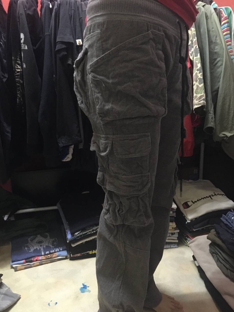 Japanese Brand Cargo Multipocket Tactical Style Denim Pants Size US 30 / EU 46 - 3 Thumbnail