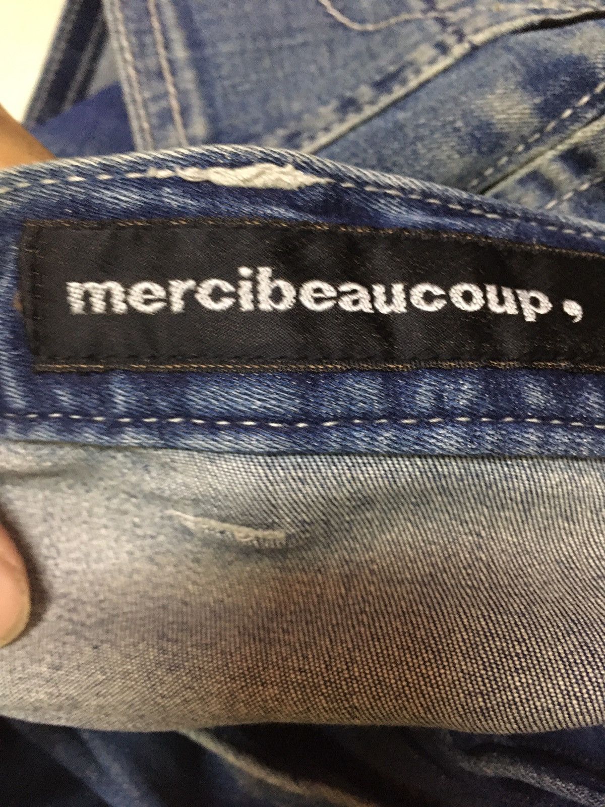 mercibeaucoup Mercibeaucoup by Issey Miyake Rare Design Denim Jeans Size US 30 / EU 46 - 8 Thumbnail