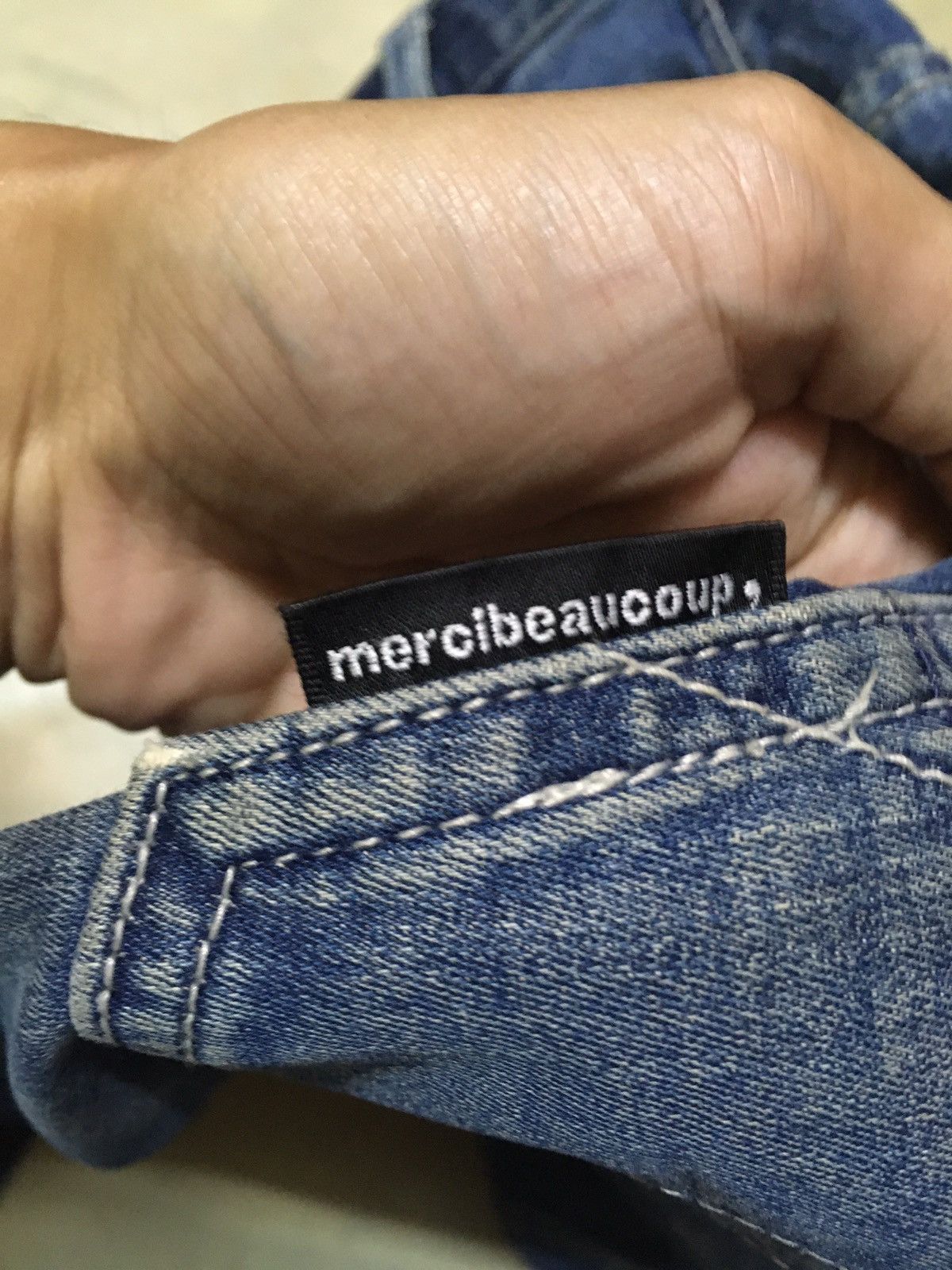 mercibeaucoup Mercibeaucoup by Issey Miyake Rare Design Denim Jeans Size US 30 / EU 46 - 7 Thumbnail