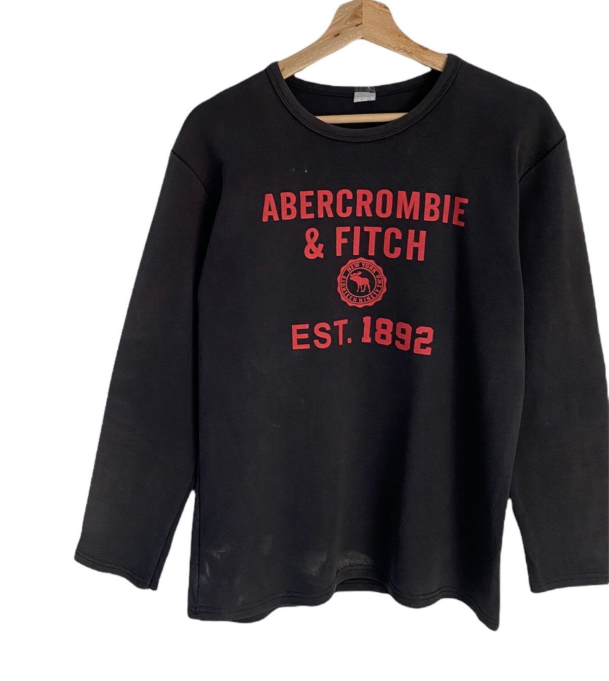 Abercrombie & Fitch VINTAGE ABERCOMBIE & FITCH BIG LOGO PRINT LONG SLEEVE SHIRTS Size US S / EU 44-46 / 1 - 3 Thumbnail