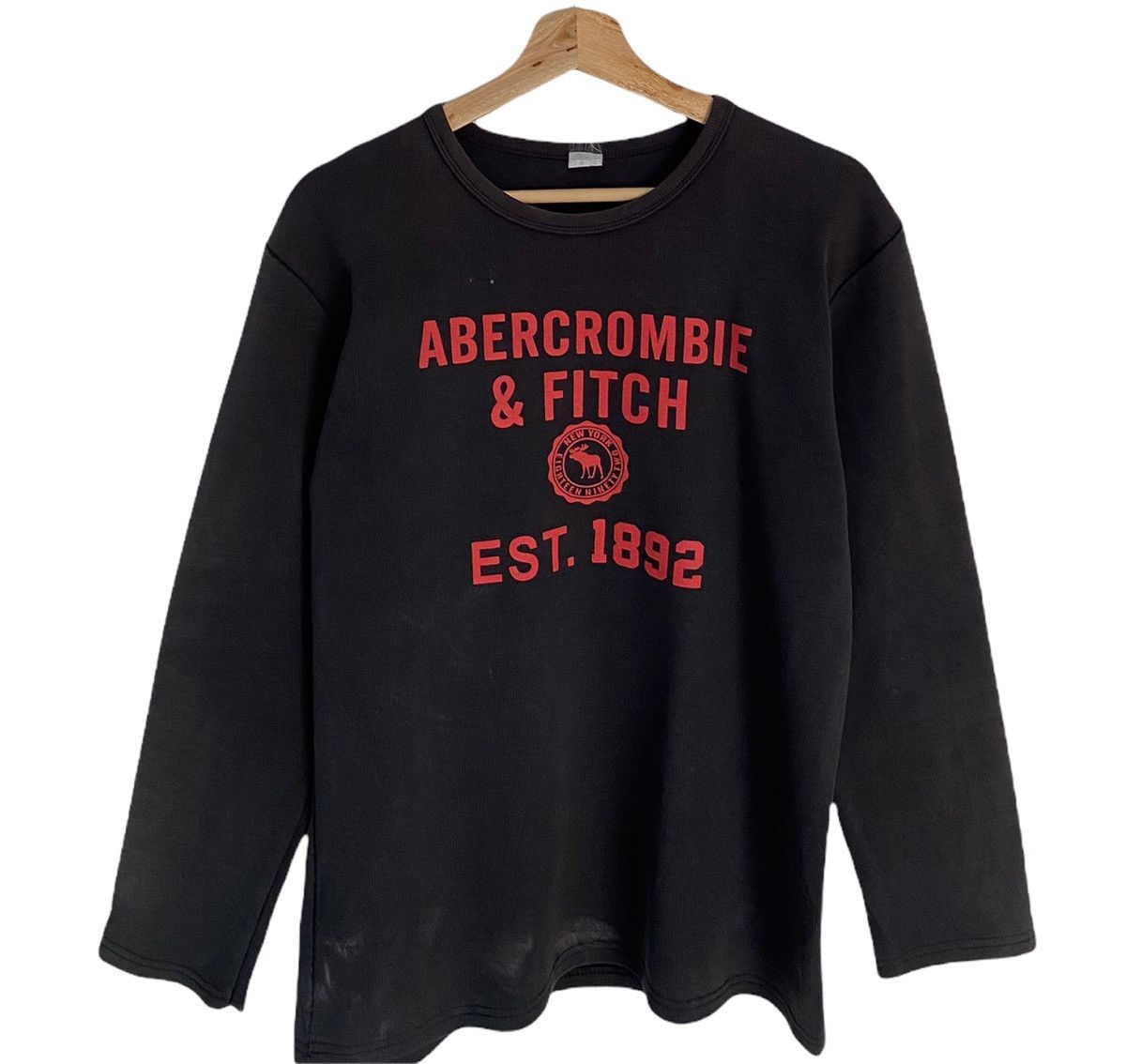 Abercrombie & Fitch VINTAGE ABERCOMBIE & FITCH BIG LOGO PRINT LONG SLEEVE SHIRTS Size US S / EU 44-46 / 1 - 2 Thumbnail