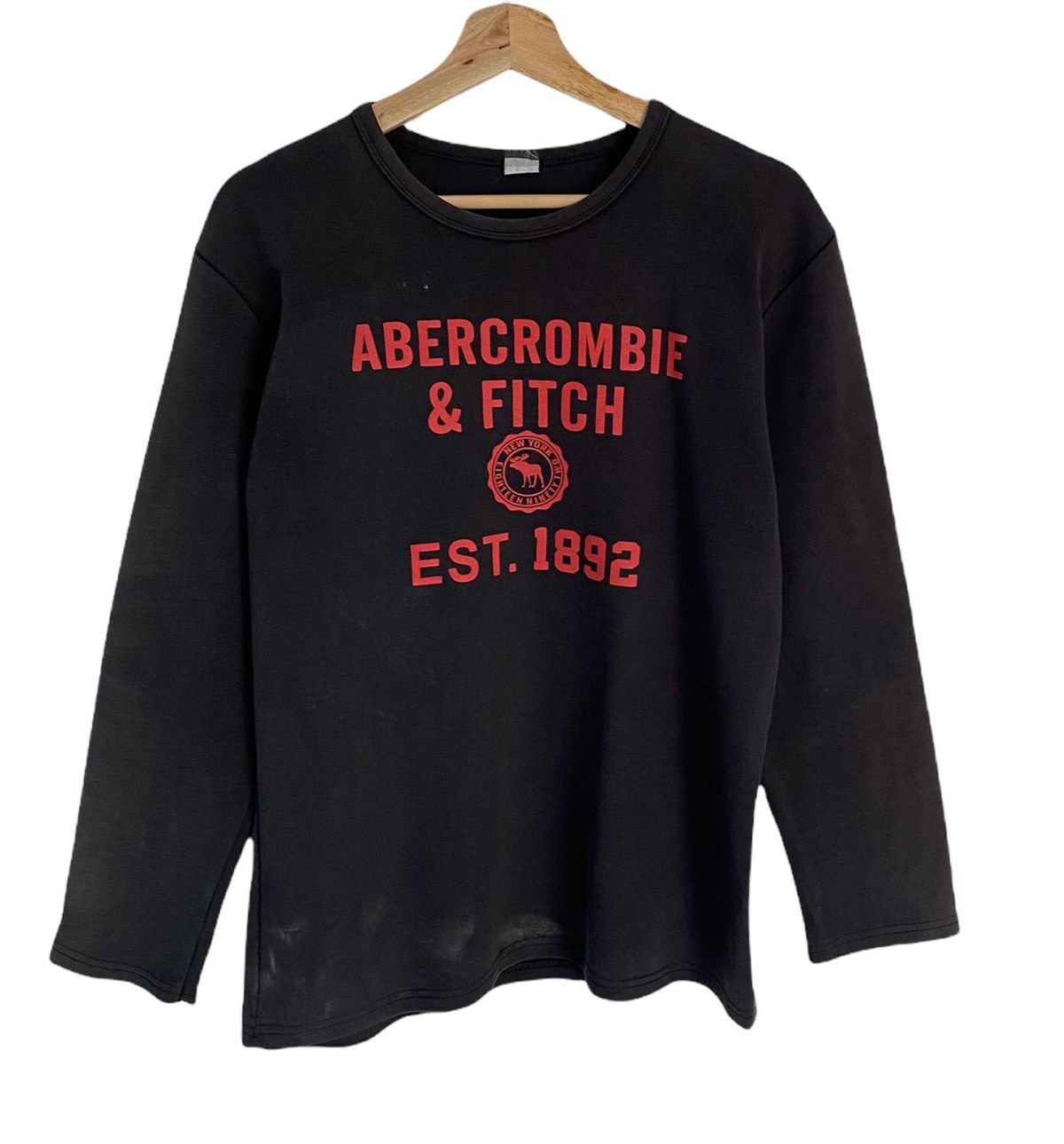 Abercrombie & Fitch VINTAGE ABERCOMBIE & FITCH BIG LOGO PRINT LONG SLEEVE SHIRTS Size US S / EU 44-46 / 1 - 4 Thumbnail