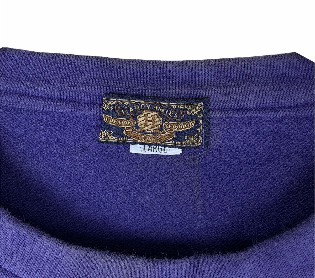 Hardy Amies × Vintage Embroidered Hardy Amies Sweatshirt Size US L / EU 52-54 / 3 - 3 Thumbnail