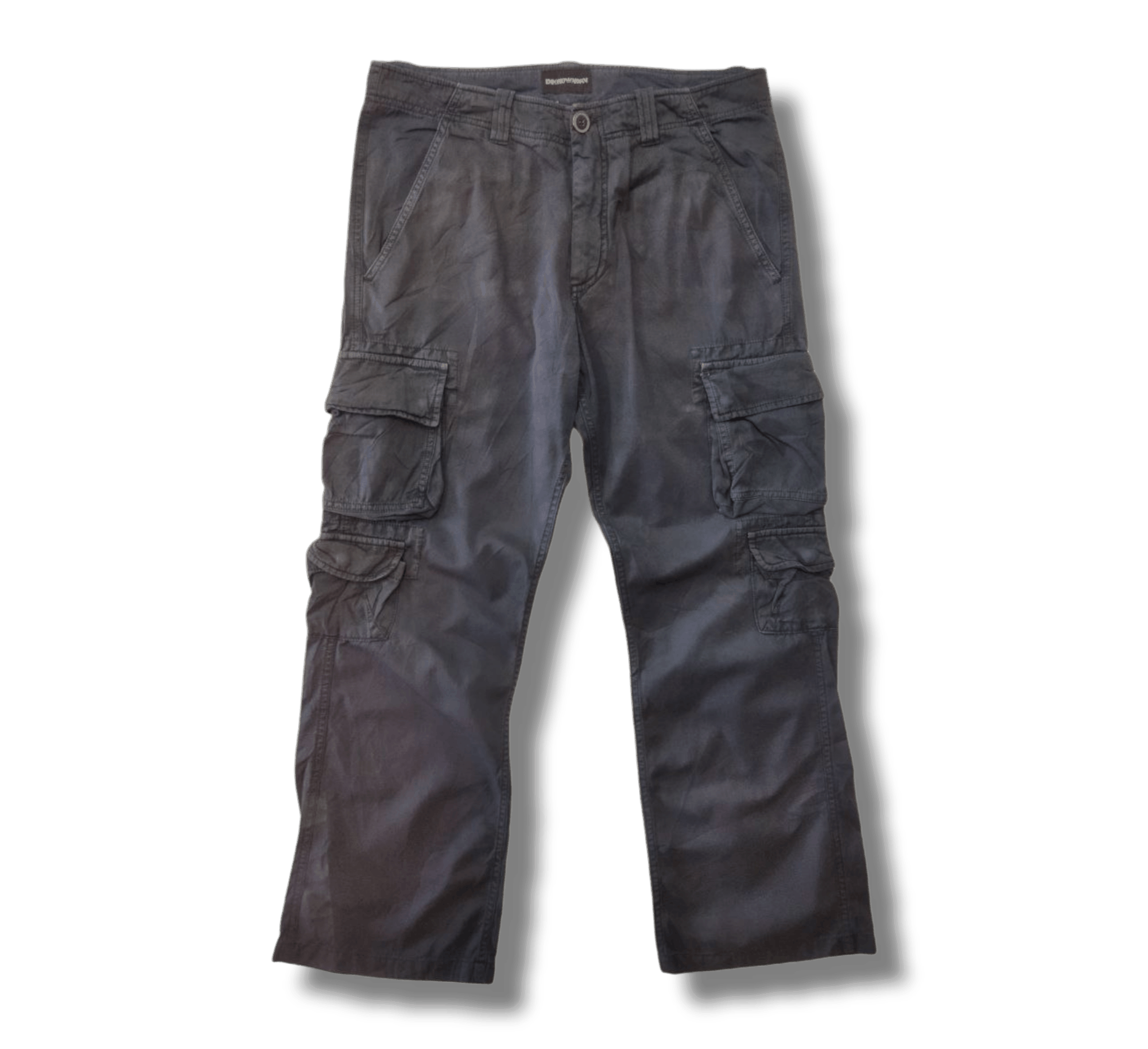 image of Best Offervintage Emporio Armani Cargo Pants in Blue/Black, Men's (Size 32)