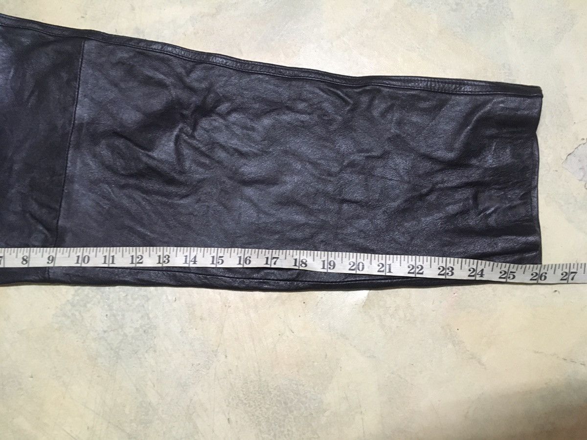 Japanese Brand Japanese Brand Real Leather Baggy Pants Size US 28 / EU 44 - 14 Thumbnail