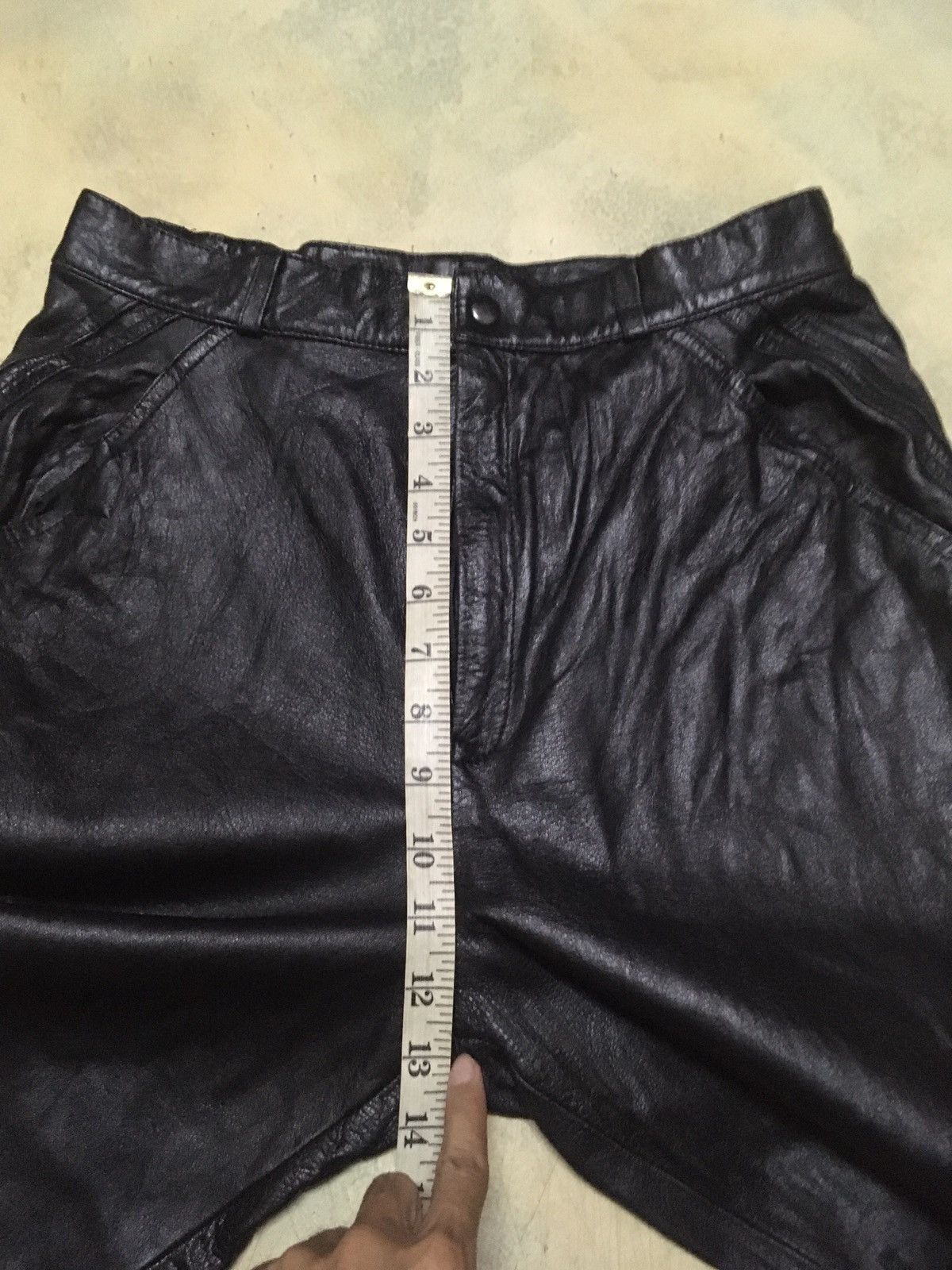 Japanese Brand Japanese Brand Real Leather Baggy Pants Size US 28 / EU 44 - 10 Thumbnail