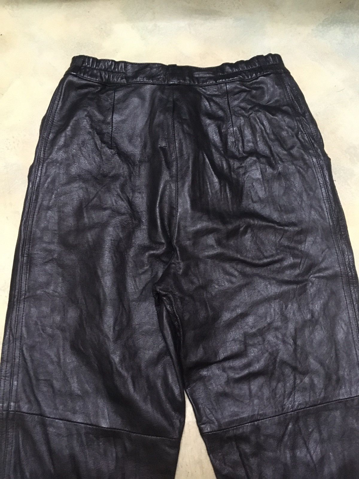 Japanese Brand Japanese Brand Real Leather Baggy Pants Size US 28 / EU 44 - 3 Thumbnail