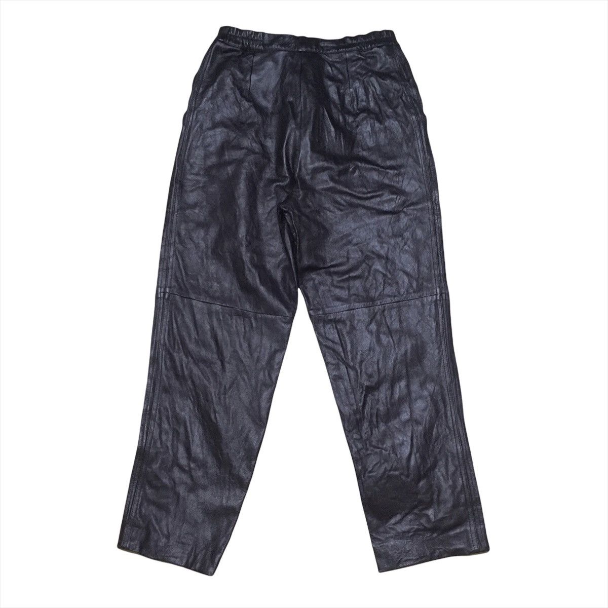 Japanese Brand Japanese Brand Real Leather Baggy Pants Size US 28 / EU 44 - 2 Thumbnail