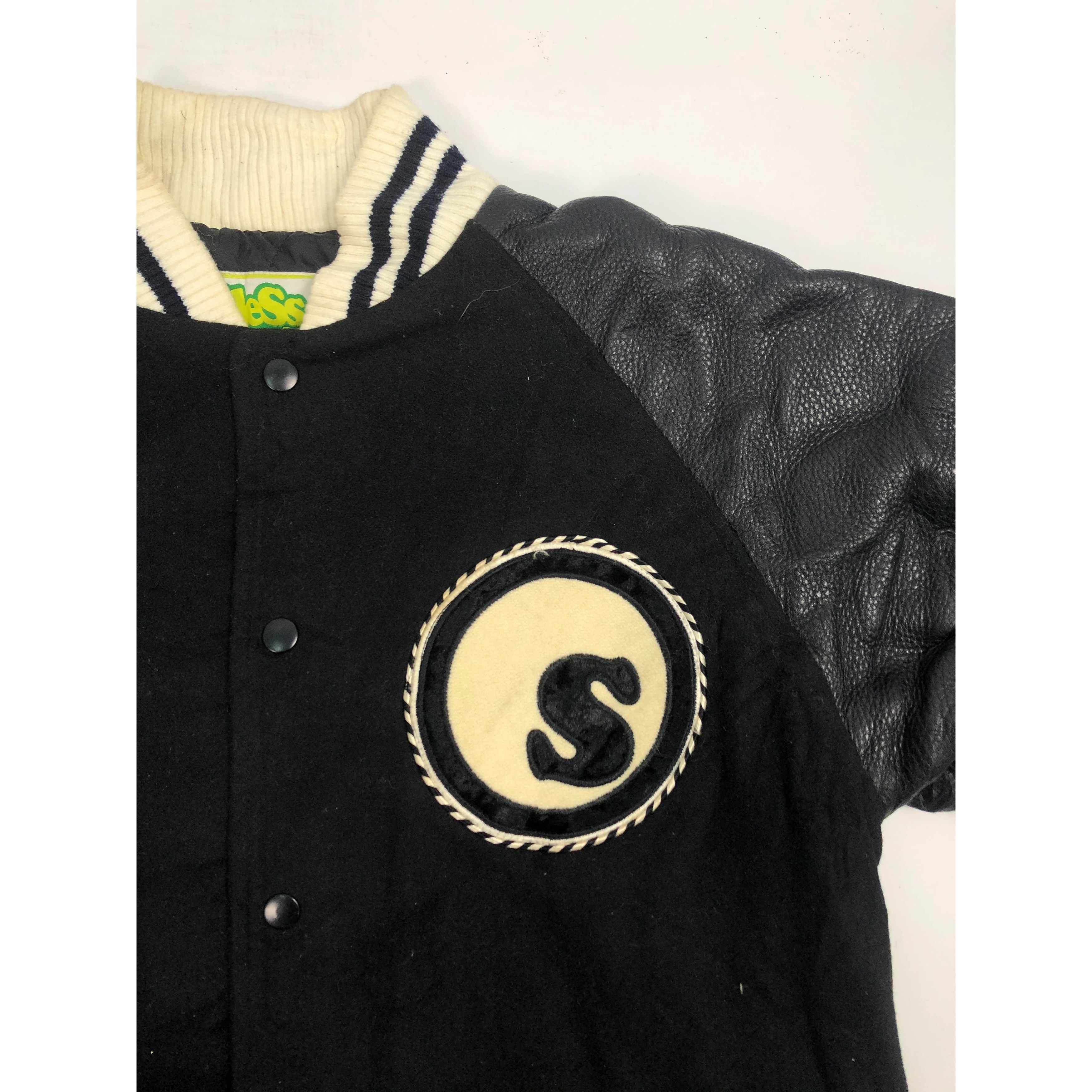 Japanese Brand Vintage Japanese Brand Varsity Leather Embroidered V0052 Size US L / EU 52-54 / 3 - 3 Thumbnail