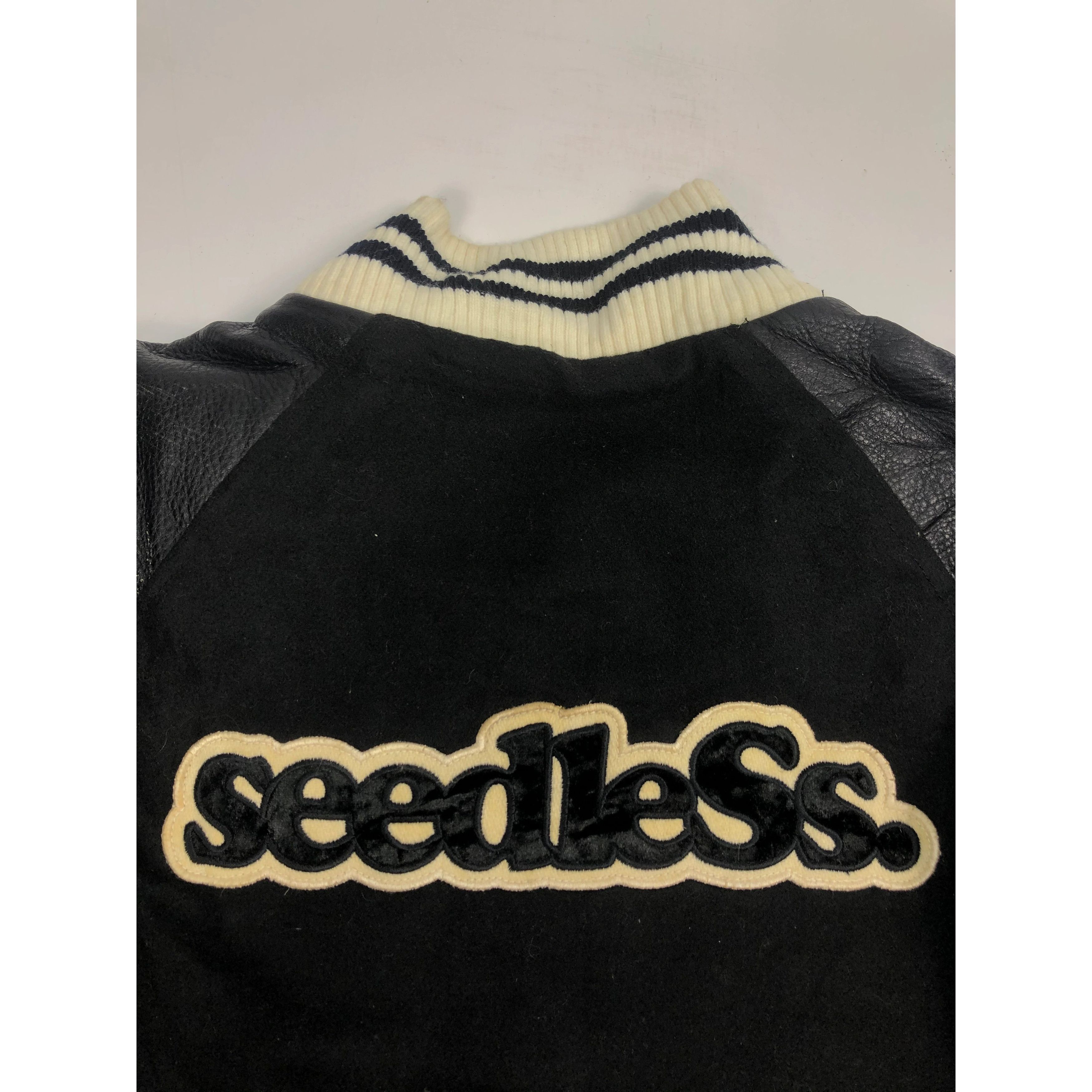 Japanese Brand Vintage Japanese Brand Varsity Leather Embroidered V0052 Size US L / EU 52-54 / 3 - 7 Thumbnail