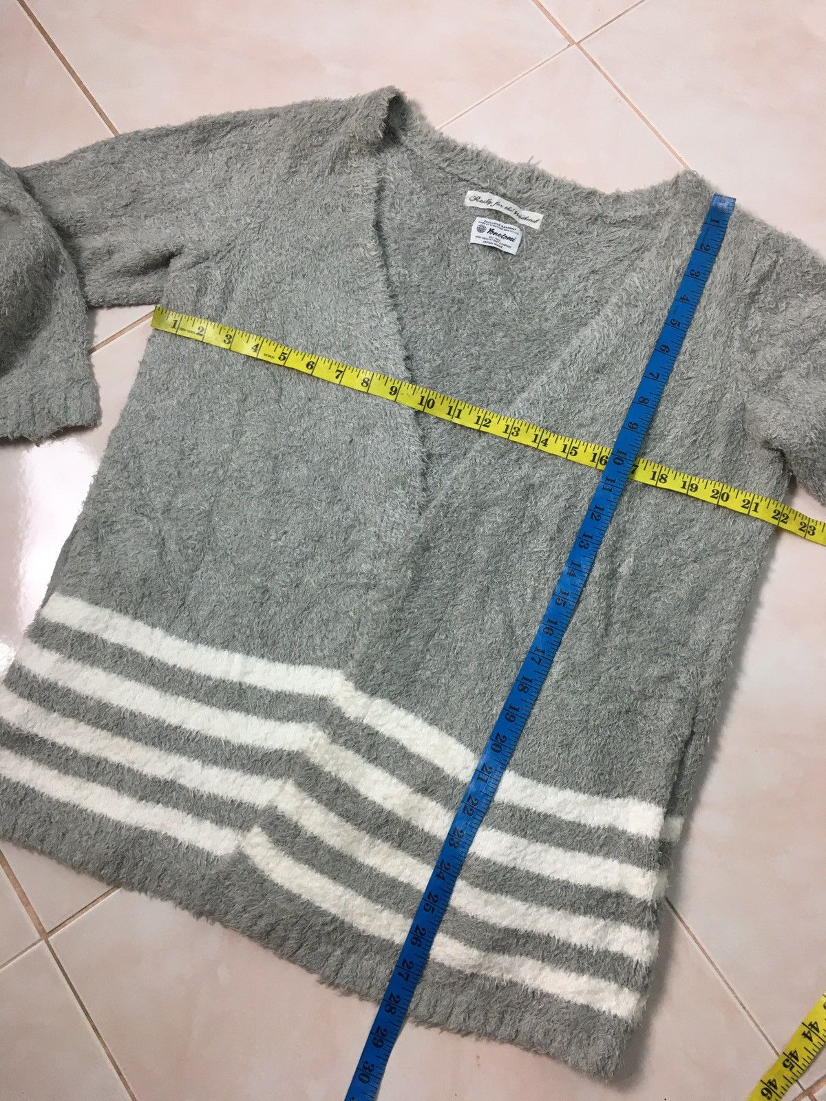 Japanese Brand × Seditionaries Cardigan by Yonetomi Knit Fleece Mohair Japan Made Size US M / EU 48-50 / 2 - 16 Thumbnail
