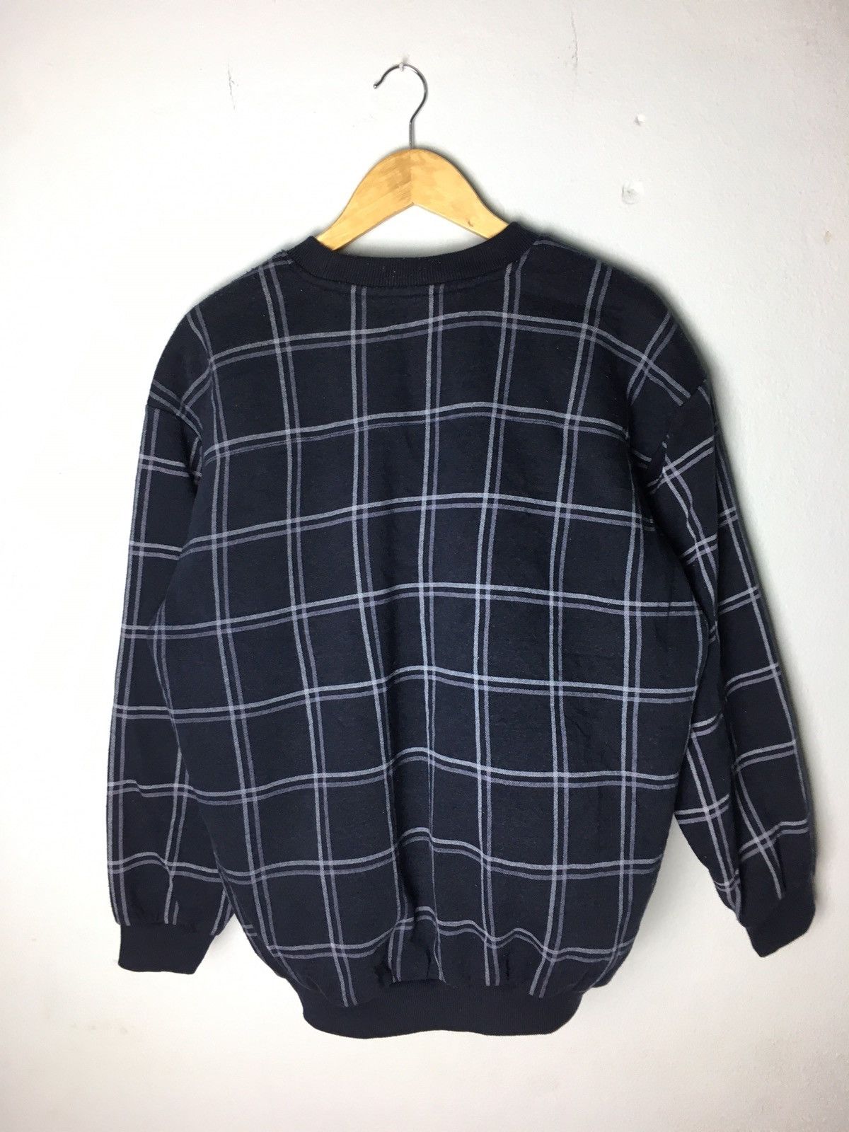 Polo Ralph Lauren × Vintage Vintage Polo Embroidery Logo Checkered Sweatshirt Size US L / EU 52-54 / 3 - 10 Thumbnail