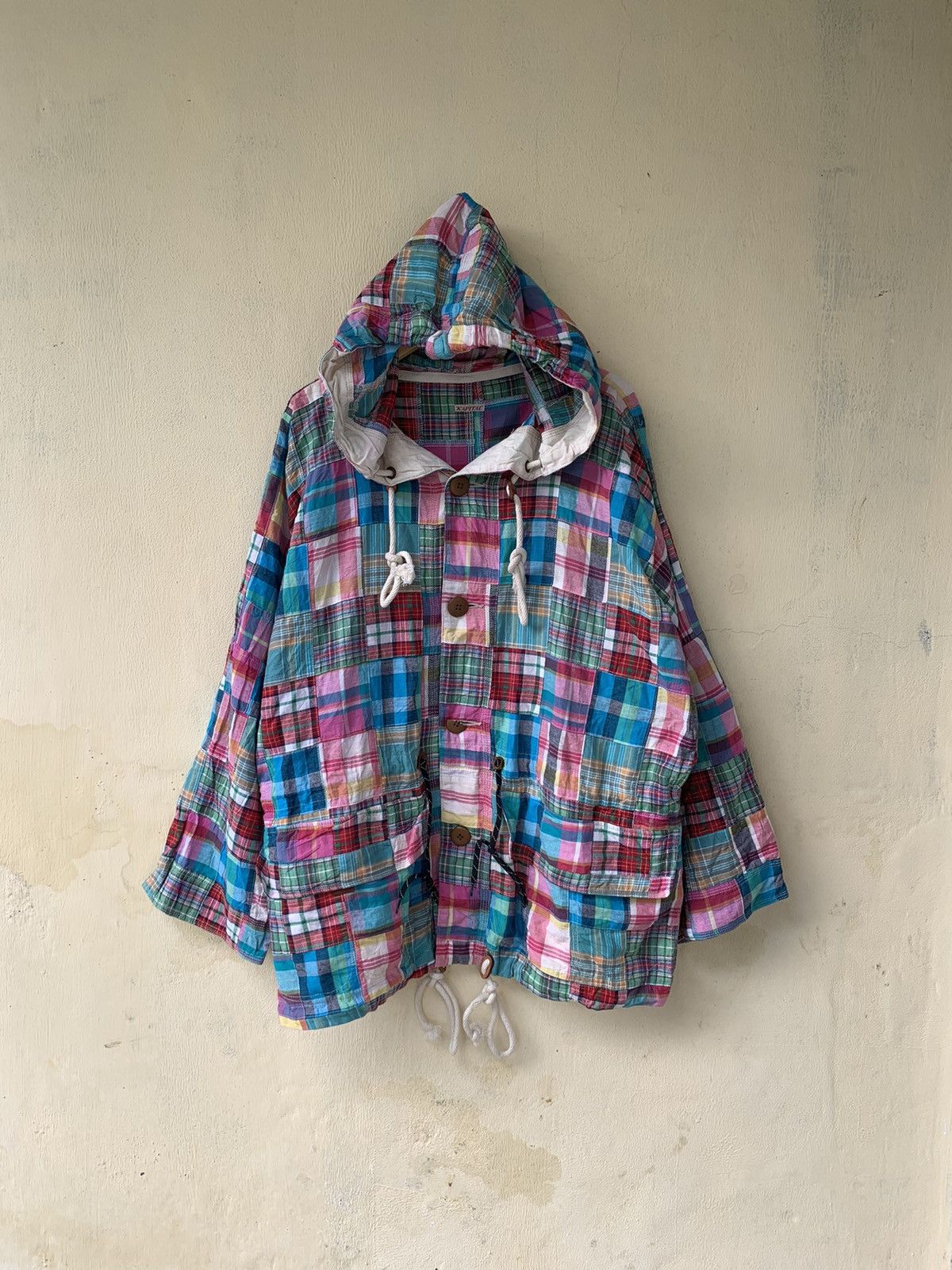 Japanese Brand Kapital Patchwork Parka Oversize Jacket Size US M / EU 48-50 / 2 - 1 Thumbnail