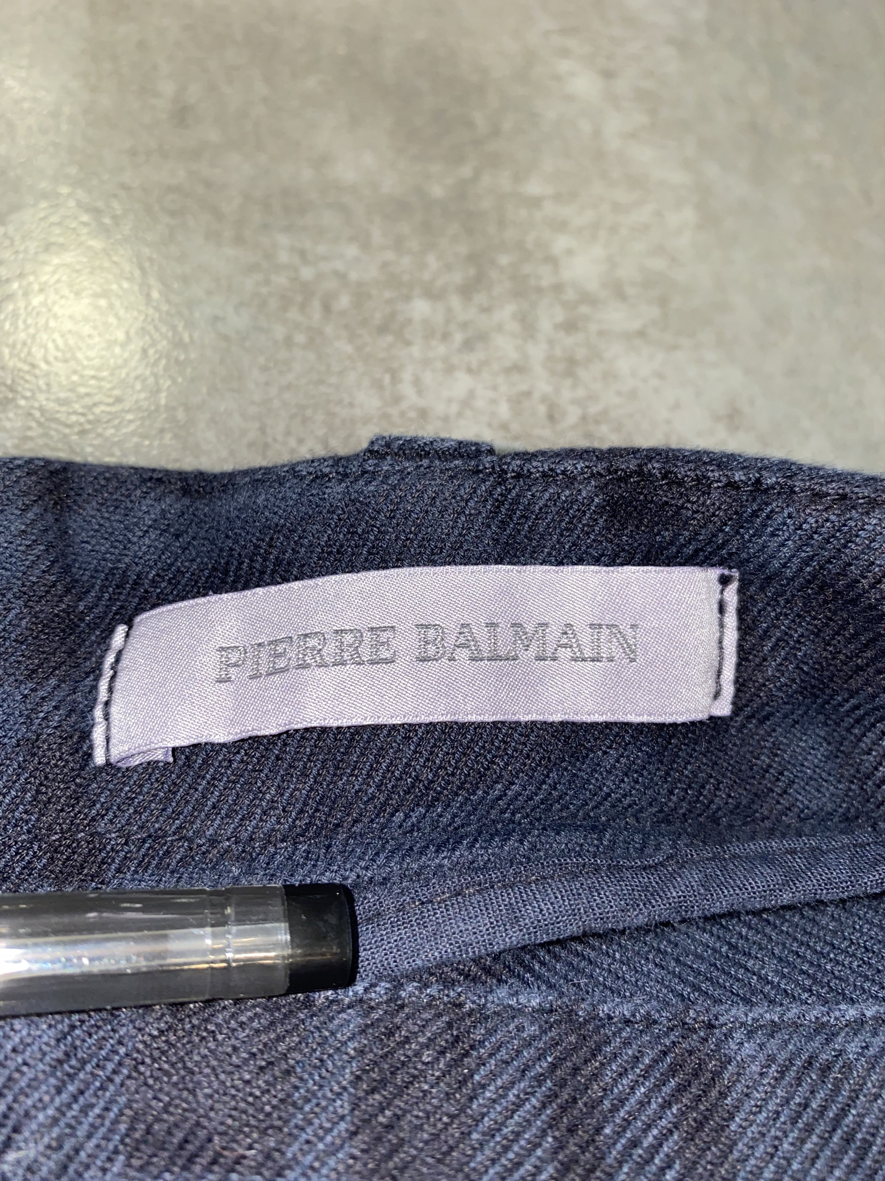 Balmain Pierre Balmain Checkered Dark Navy Casual Pants Size US 32 / EU 48 - 12 Thumbnail