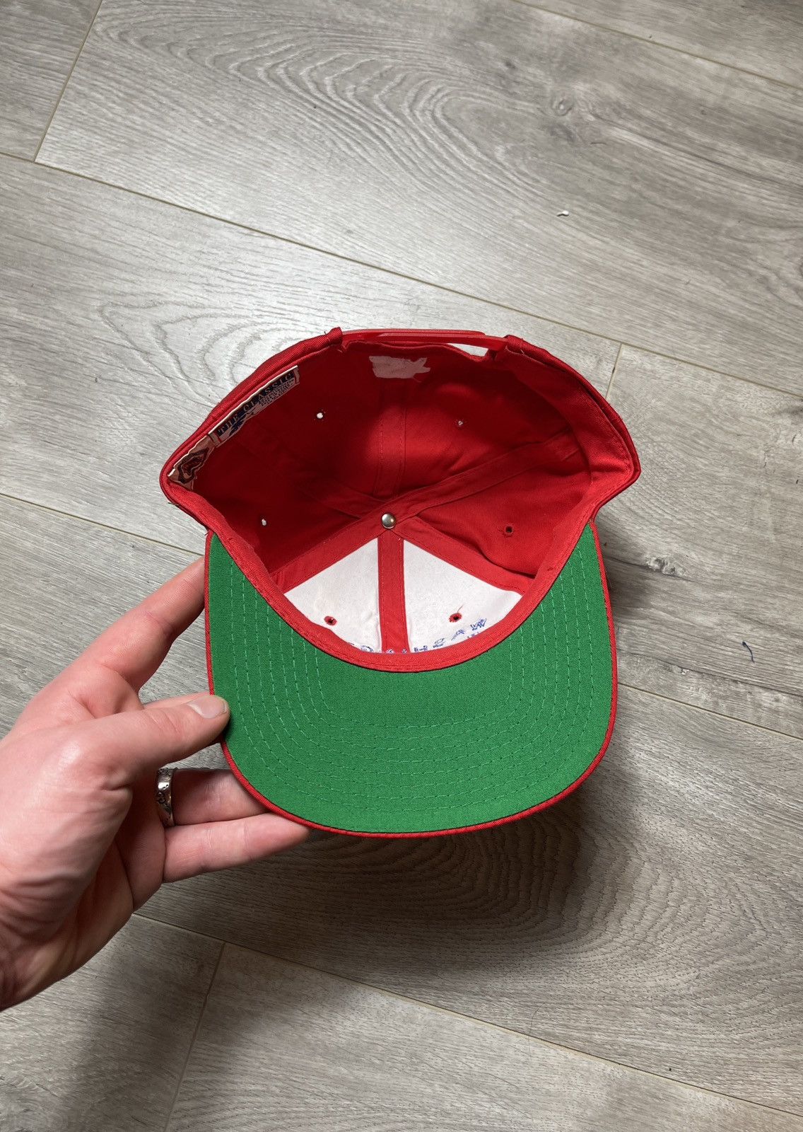 NHL × Starter × Vintage Vintage Washington Capitals Arch Starter Snapback Hockey Hat Size ONE SIZE - 7 Thumbnail