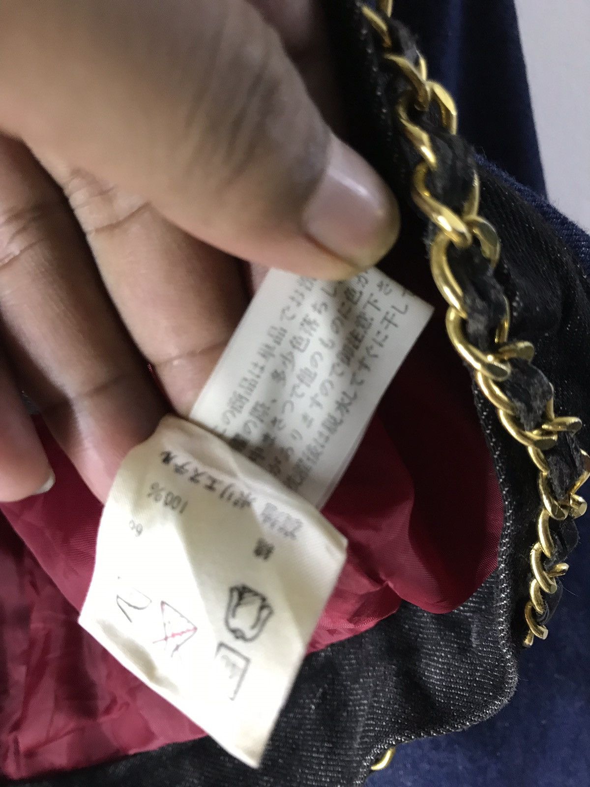 Moschino × Vintage Vintage Moschino Jeans Chain Croped Denim Jacket For Women Size M / US 6-8 / IT 42-44 - 6 Thumbnail