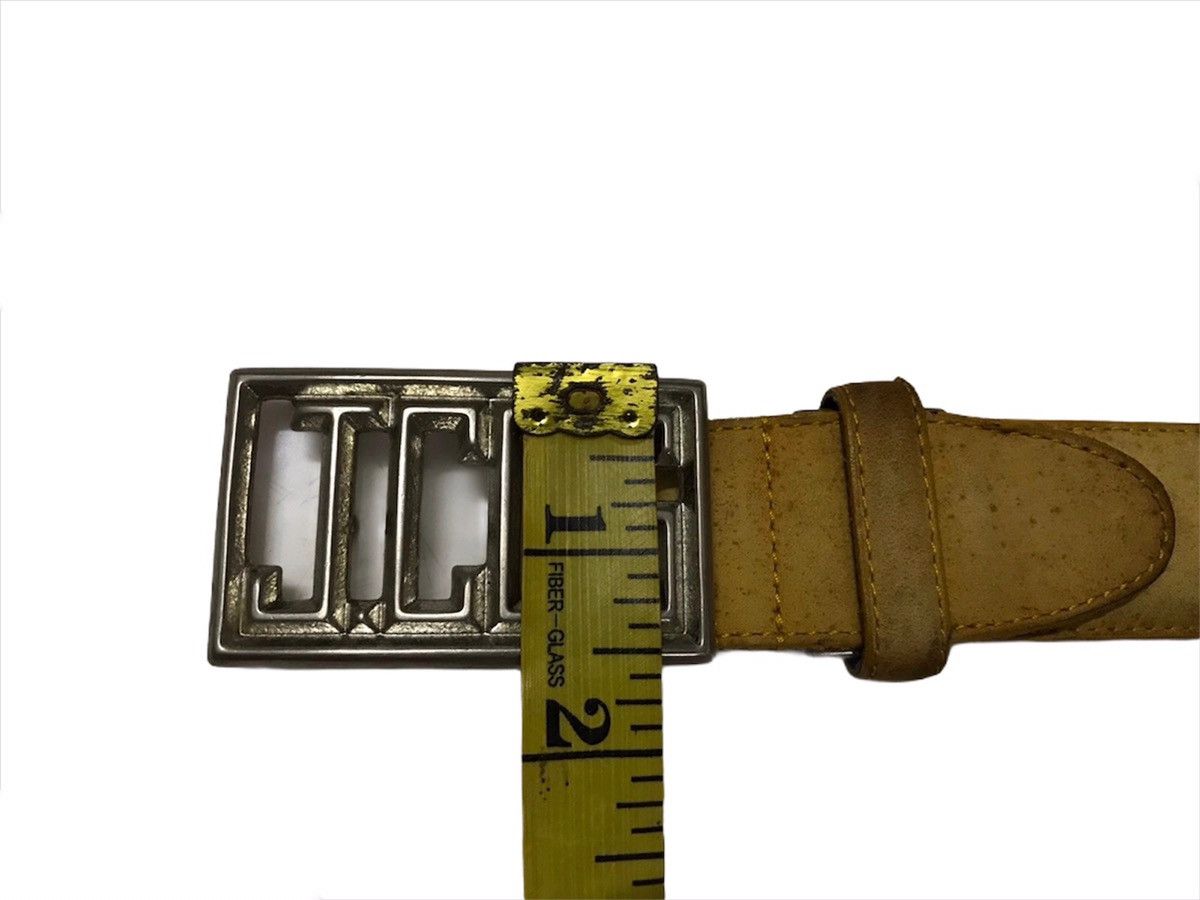 Jean Charles De Castelbajac × Vintage Vintage JCCS Sport Spellout Leather Belts Size ONE SIZE - 6 Thumbnail