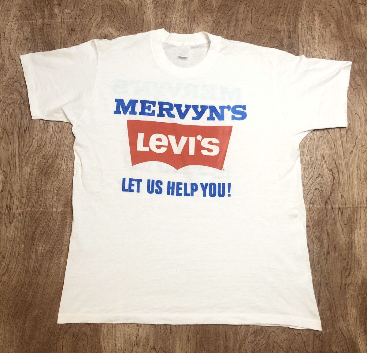 Levi's × Vintage Vintage 80s Levis Tee Size US L / EU 52-54 / 3 - 1 Thumbnail