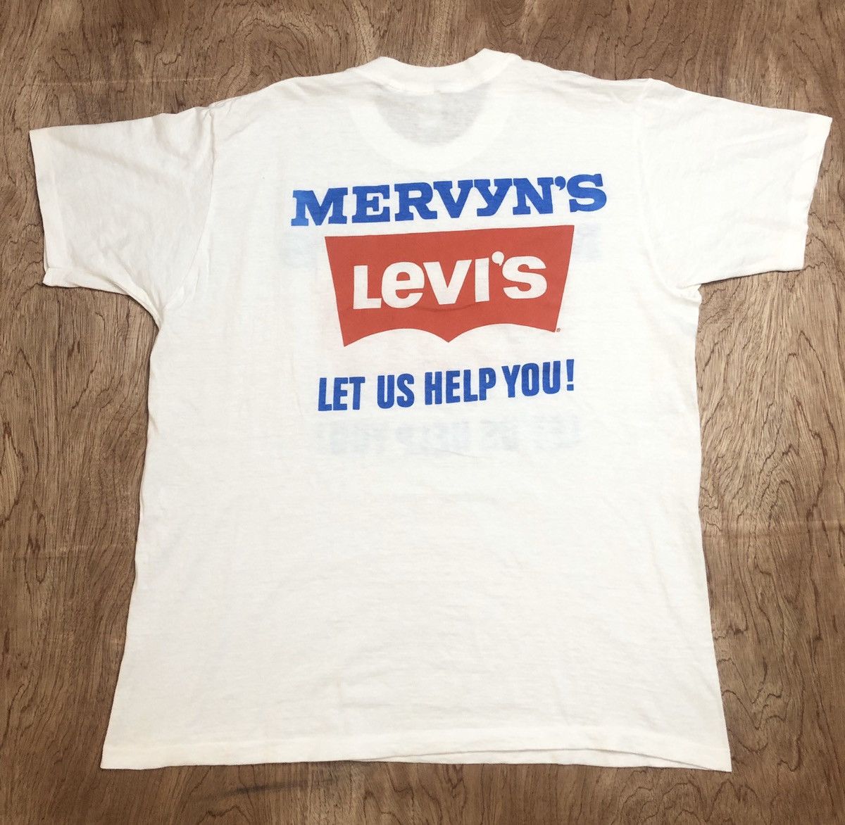 Levi's × Vintage Vintage 80s Levis Tee Size US L / EU 52-54 / 3 - 4 Thumbnail