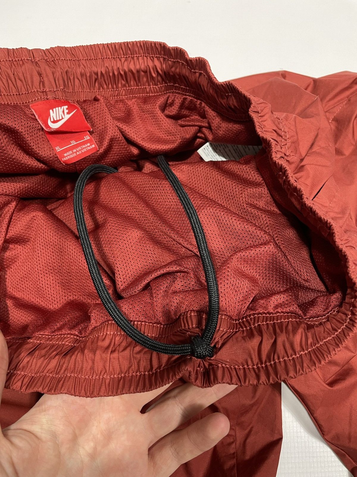 Nike Nike nylon track pants orange colour Size US 33 - 8 Thumbnail