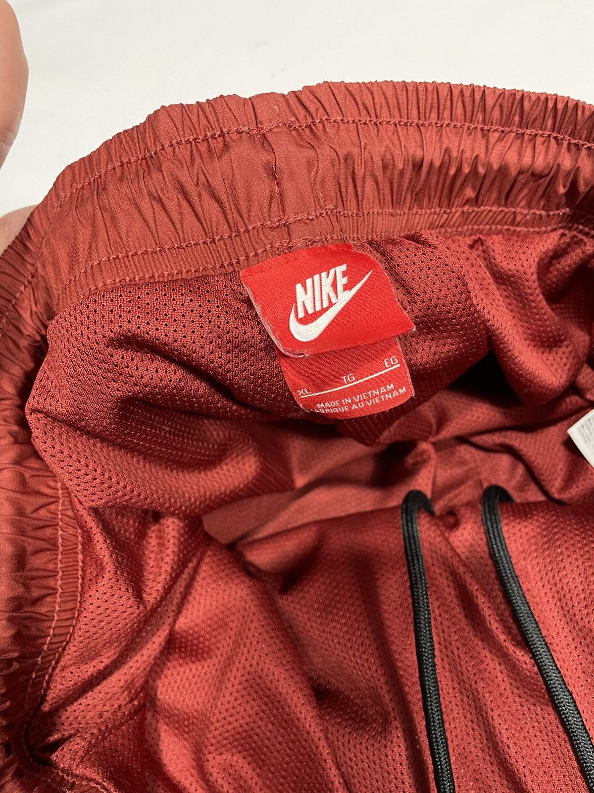 Nike Nike nylon track pants orange colour Size US 33 - 7 Thumbnail